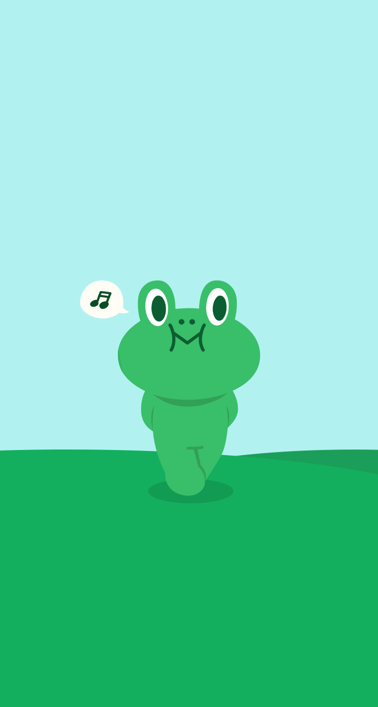 744x1392 Frog Cartoon Wallpaper iPhone