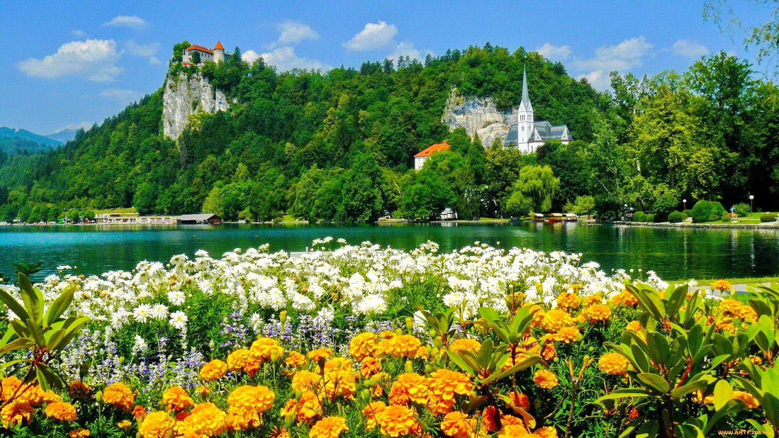 1600x900 Lake Bled Slovenia Cool Desktop Wallpaper Desktop Wallpaper