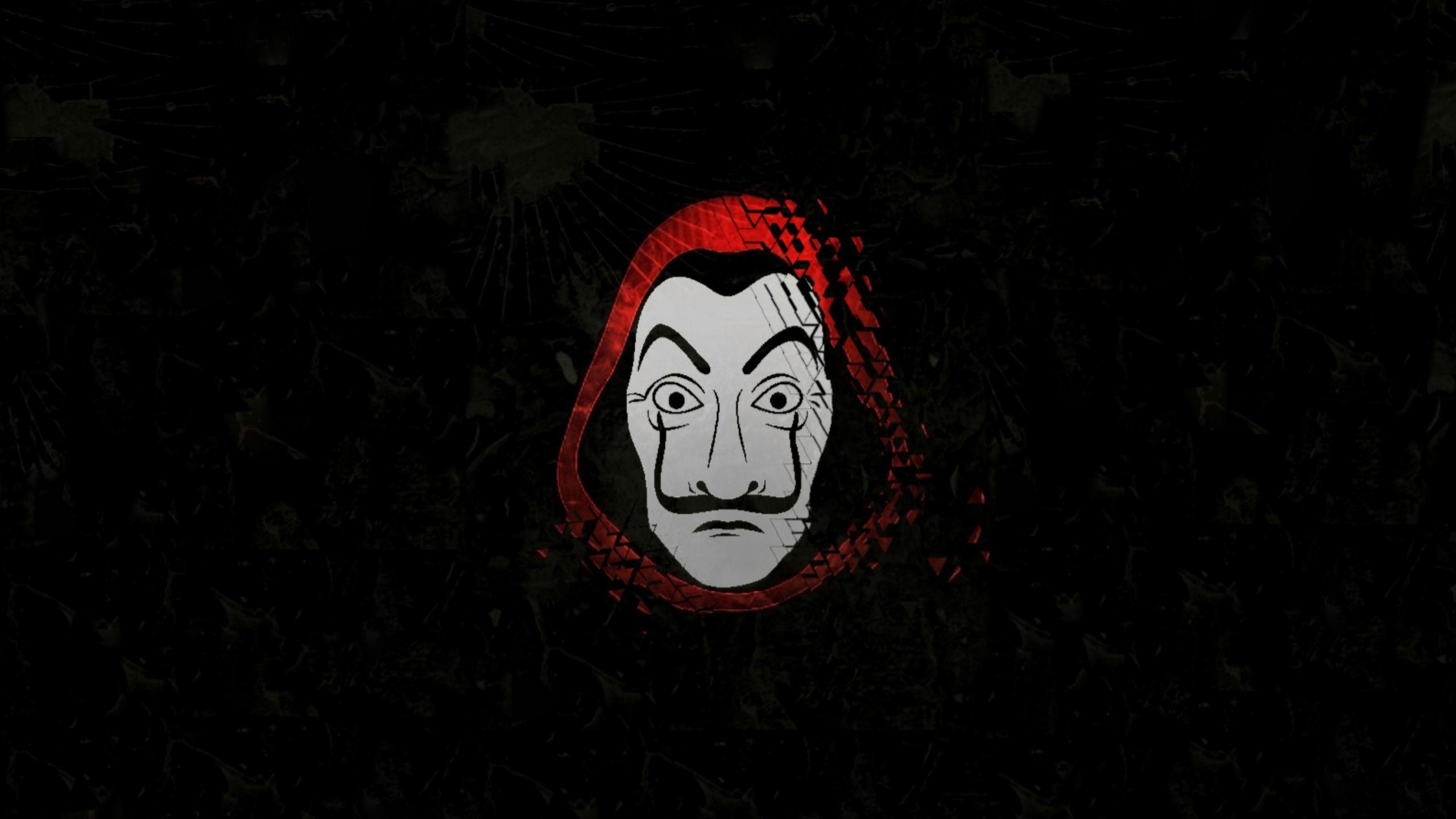 2560x1440 Money Heist Mask 1440P Resolution Wallpaper, HD TV Series 4K Wallpaper, Image, Photo and Background