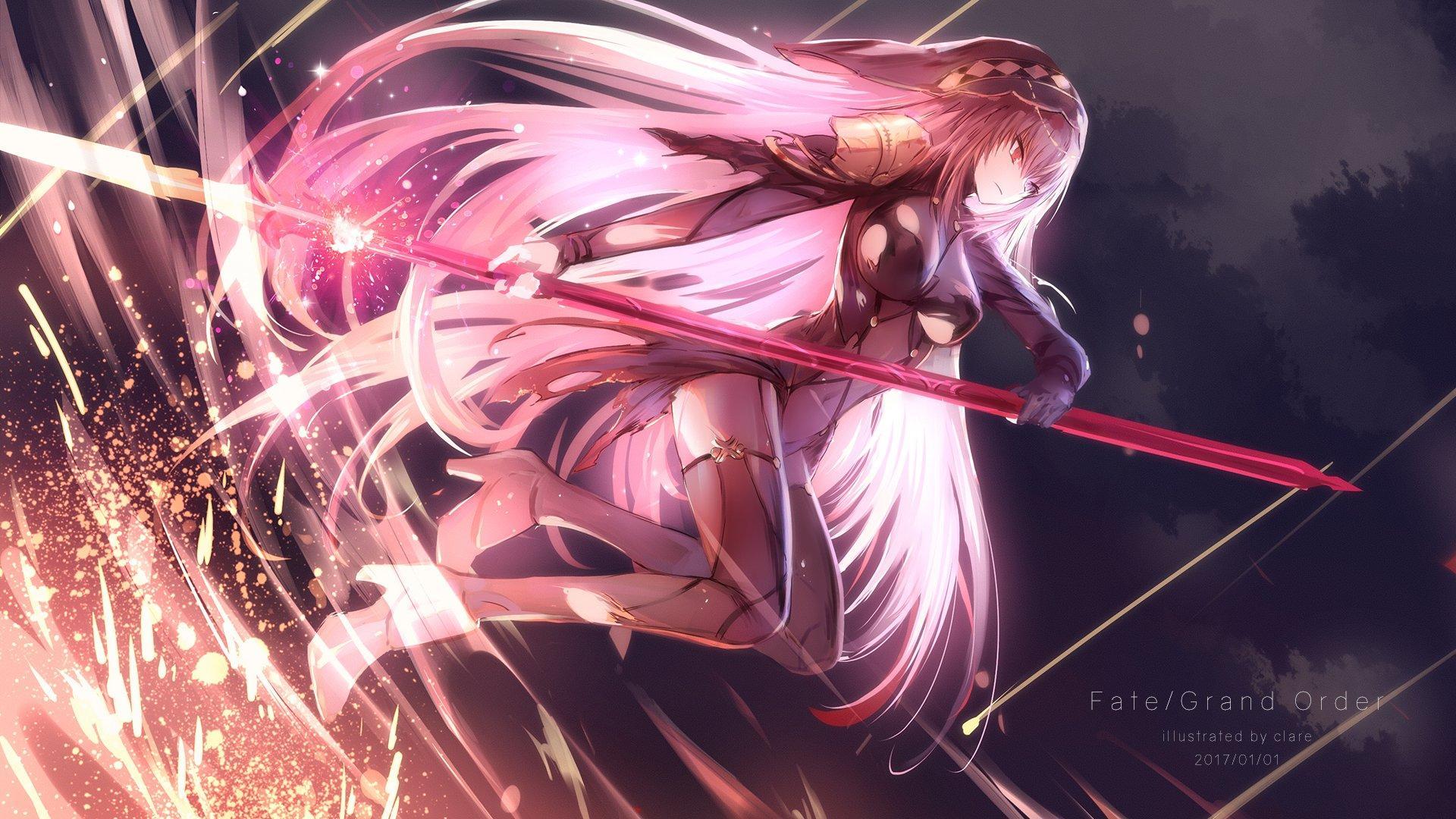 1920x1080 Scáthach Wallpaper