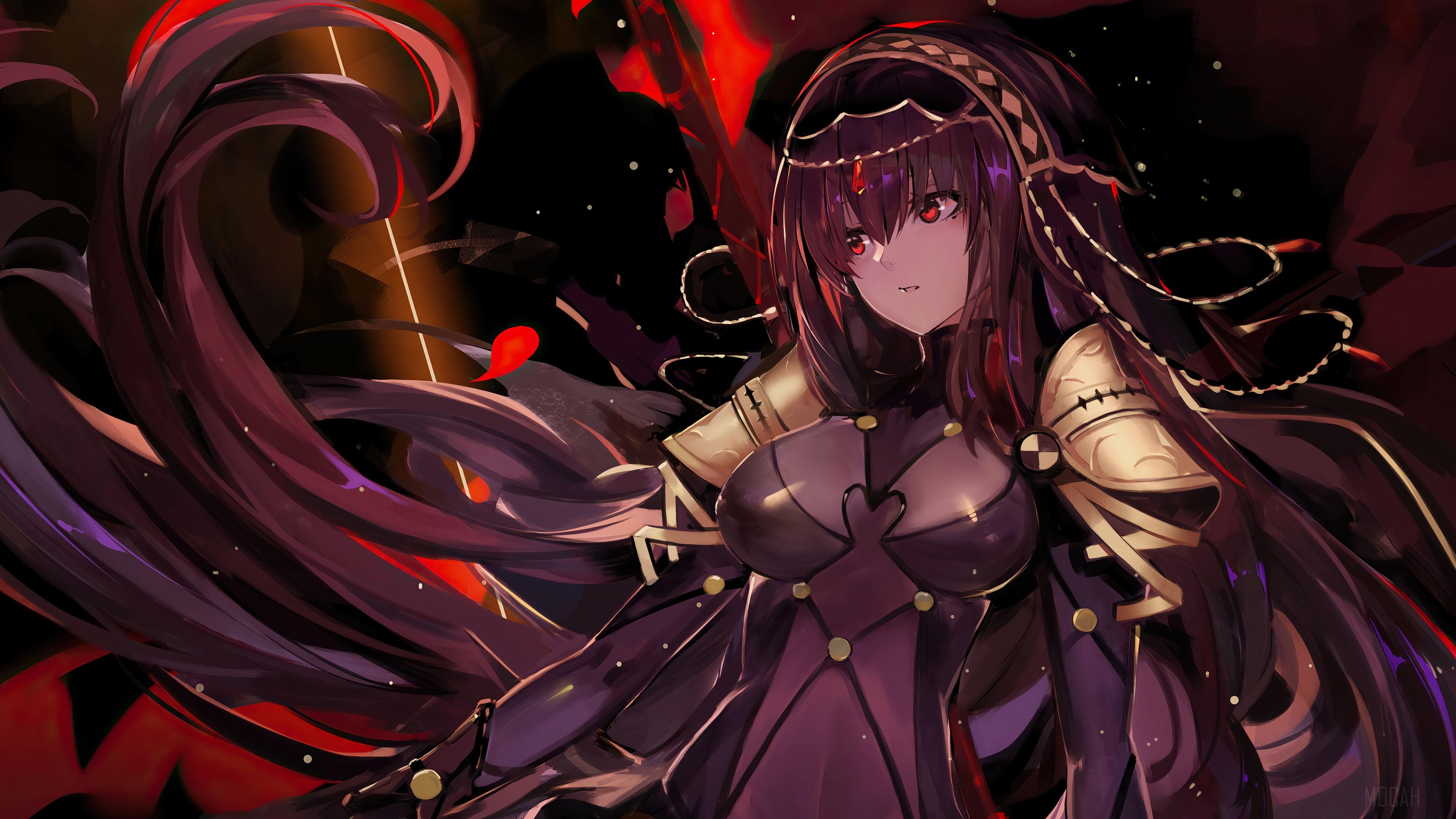 3840x2160 Scathach HD wallpaper, Background