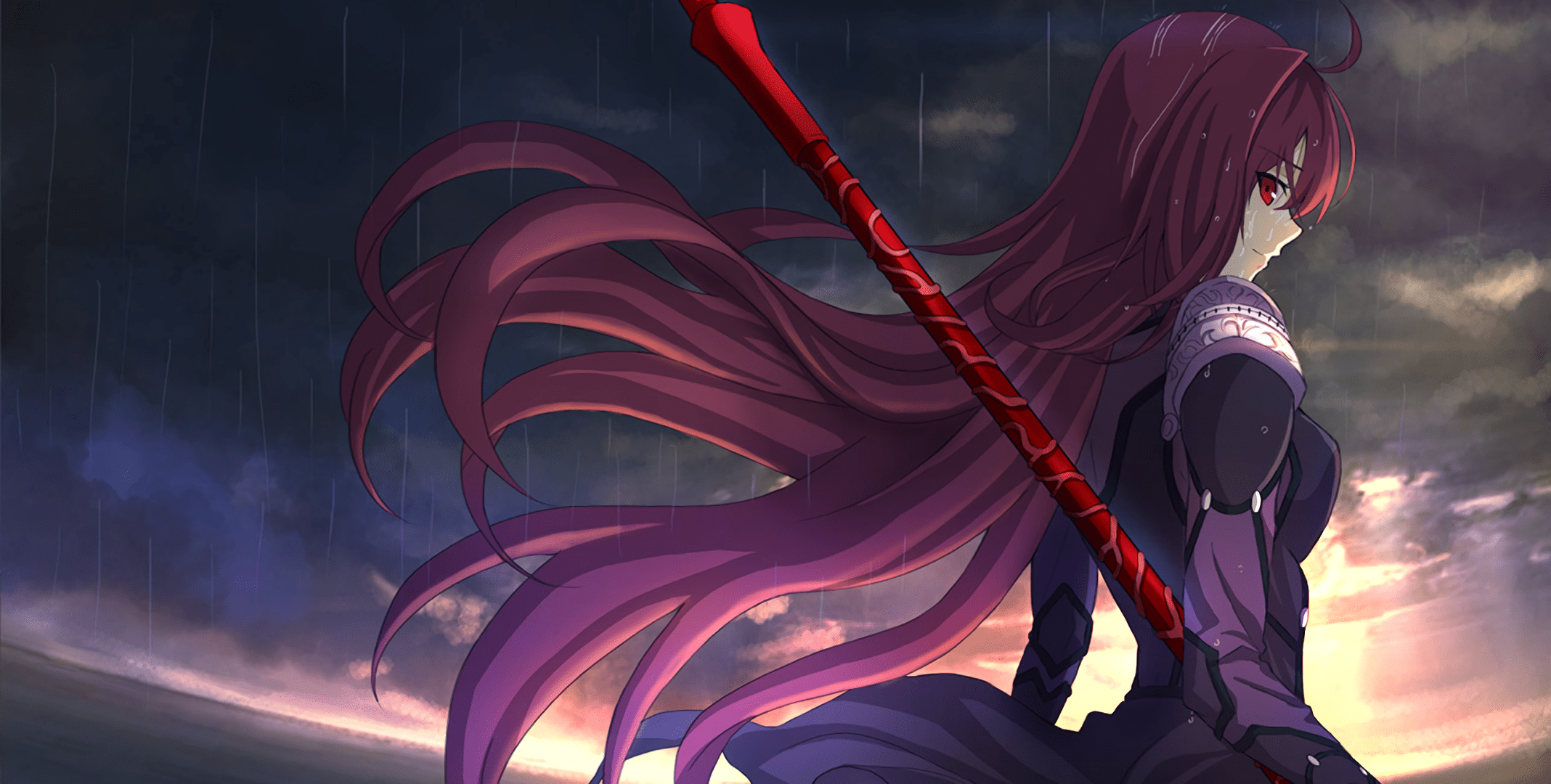 2136x1080 Scathach (Fate Grand Order) HD Wallpaper