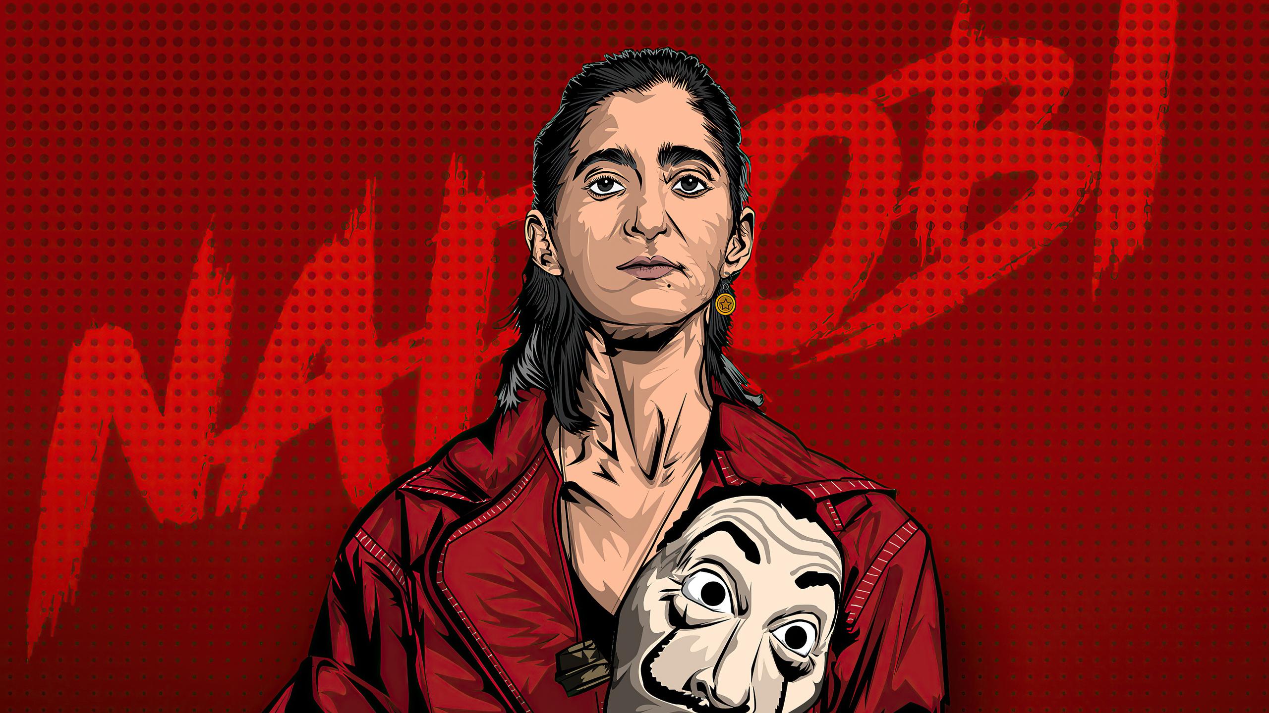 2560x1440 Nairobi Money Heist 4k 2020 1440P Resolution HD 4k Wallpaper, Image, Background, Photo and Picture