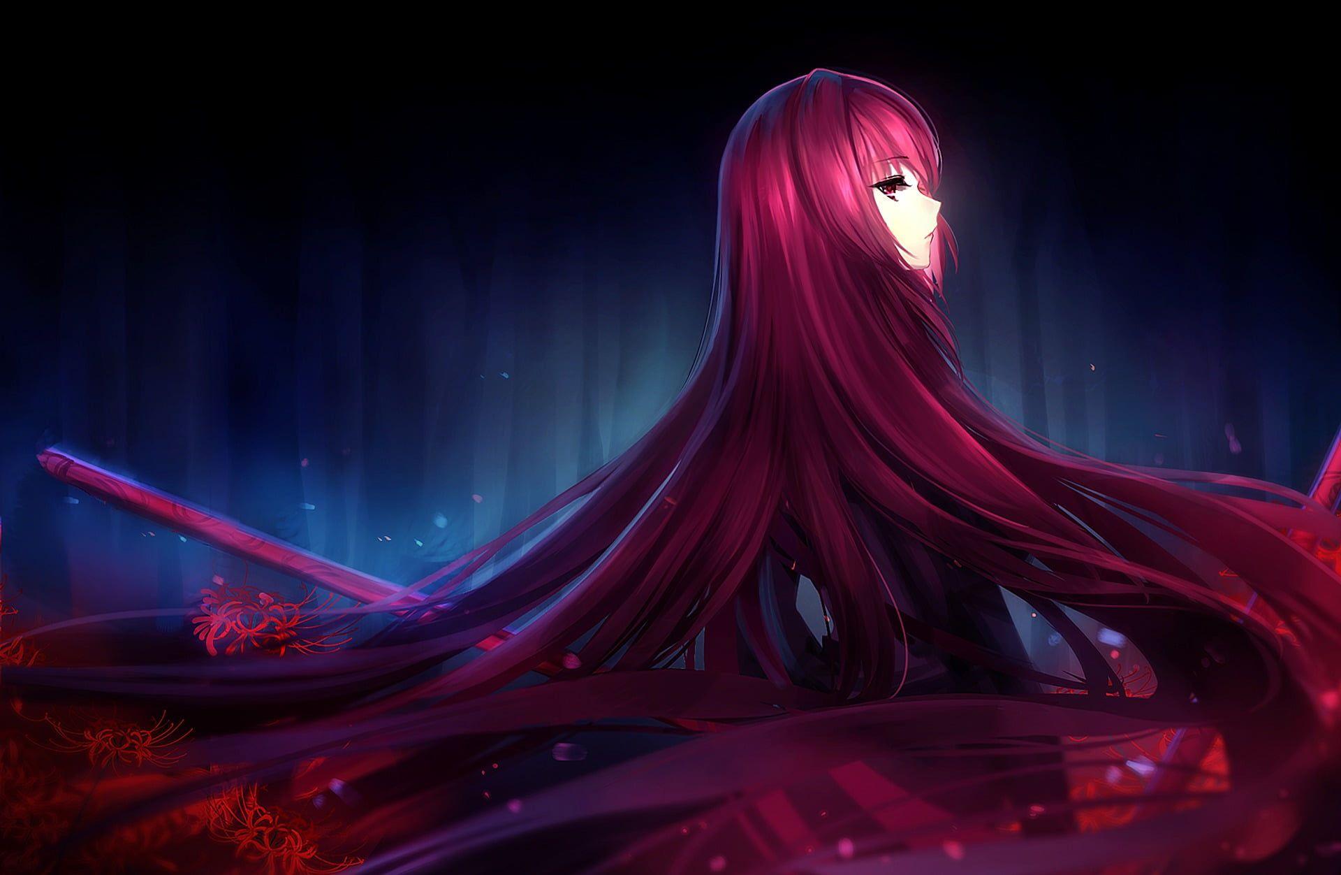 1920x1252 Long Hair Anime Girls Lancer (Fate Grand Order) Fate Grand Order Scathach ( Fate Grand Order. Scathach Fate, Scathach Fate Grand Order, Fate Grand Order Scathach