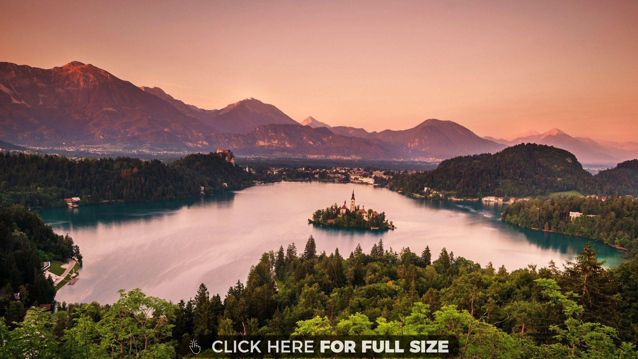 2048x1152 Lake Bled Slovenia HD wallpaper