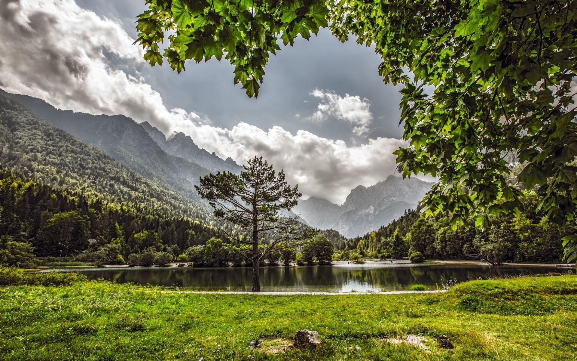 1920x1200 Jasna Lake, Slovenia Desktop Background Wallpaper Free Download