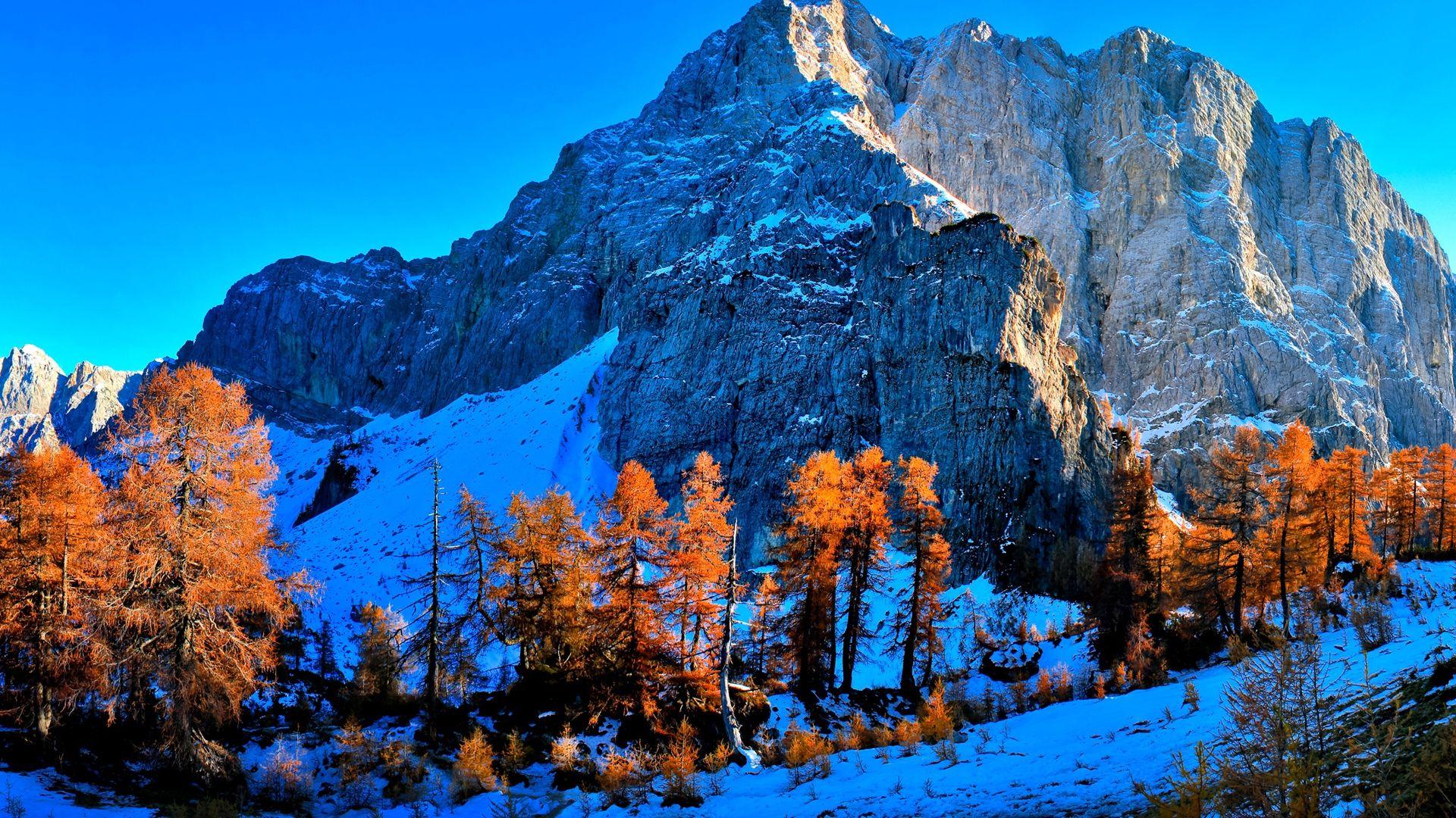 1920x1080 Download wallpaper 1920x1080 kranjska gora, slovenia, mountains, sky