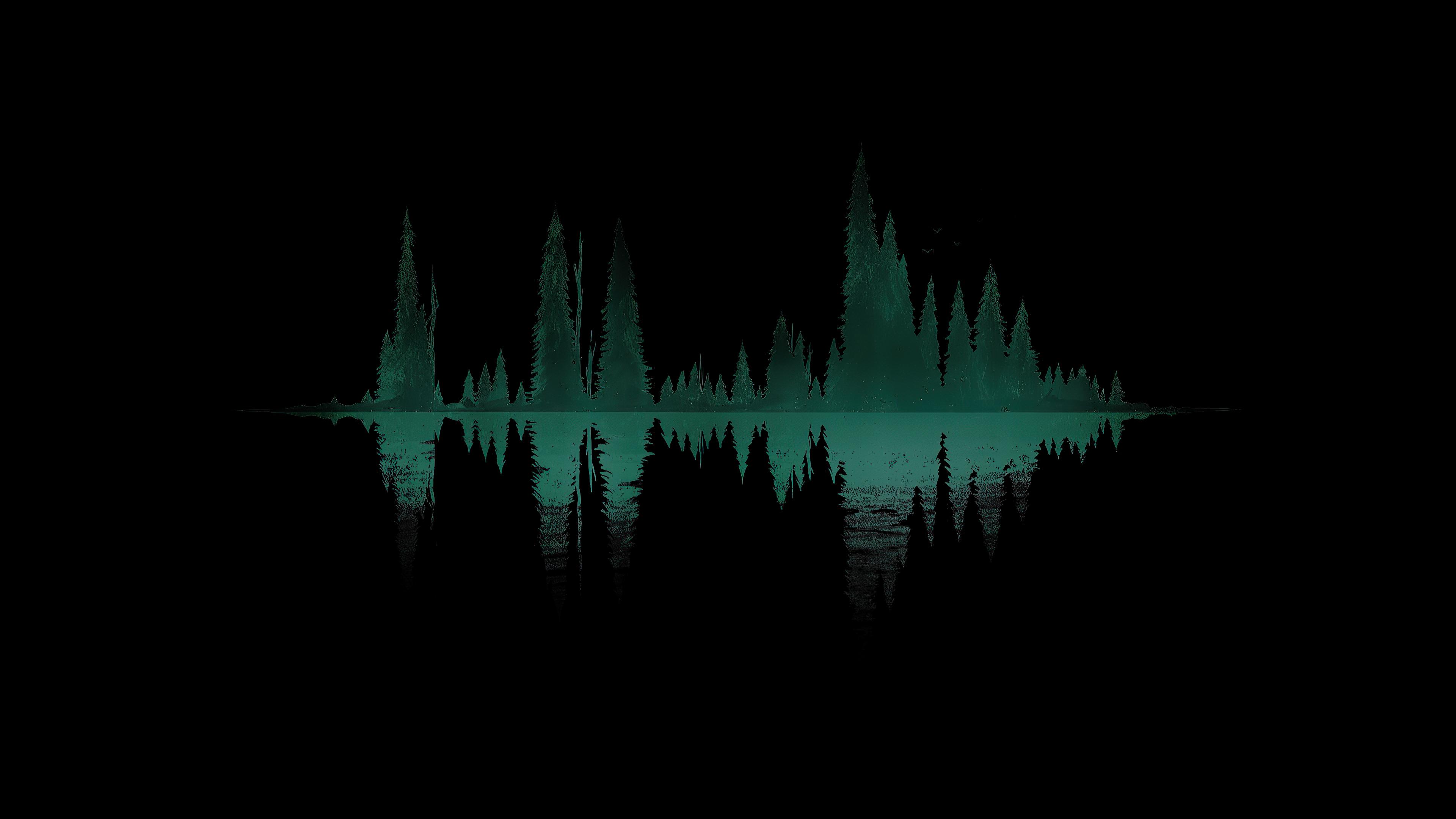 3840x2160 Green Woods Minimal 4k Laptop Full HD 1080P HD 4k Wallpaper, Image, Background, Photo and Picture