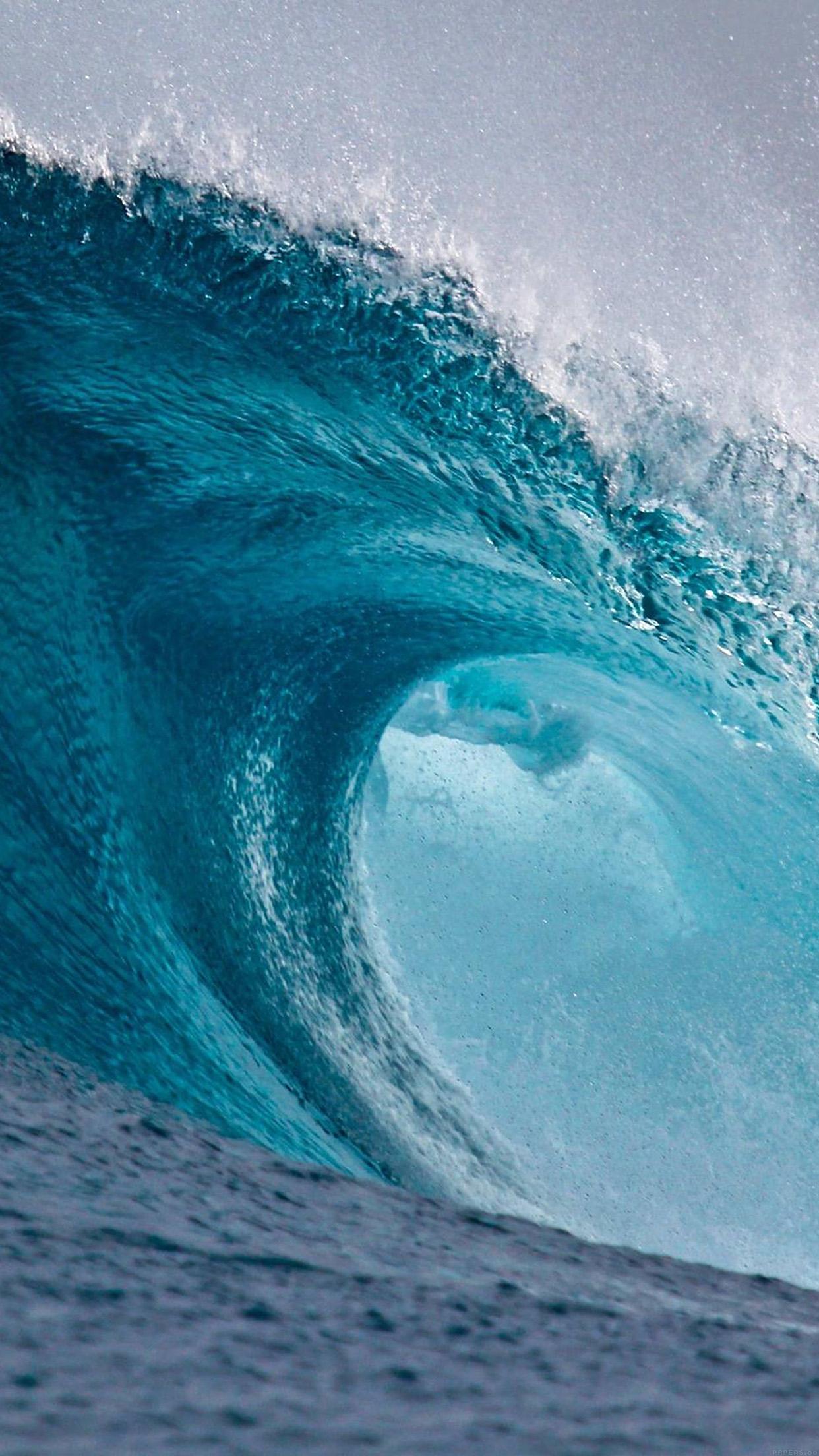 1242x2208 Wave Surf Ocean Sea Beach Art Nature