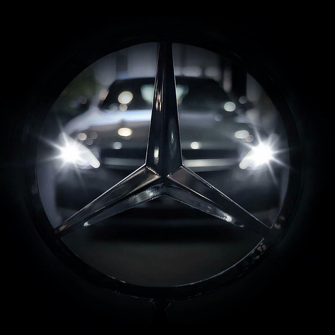 1080x1080 Mercedes Light Wallpaper