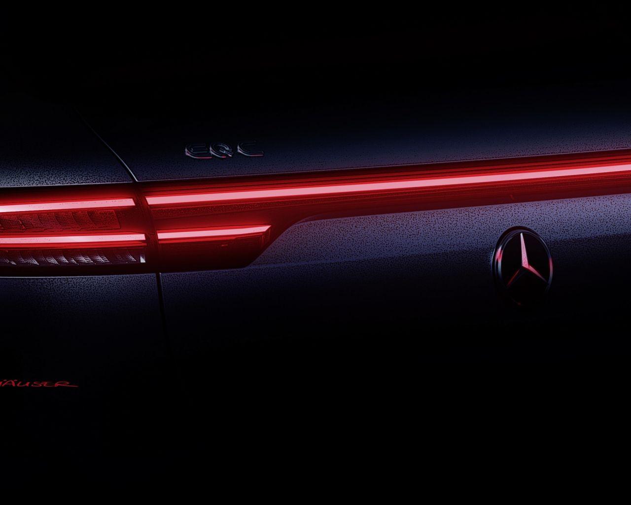 1280x1024 Mercedes Light Wallpaper