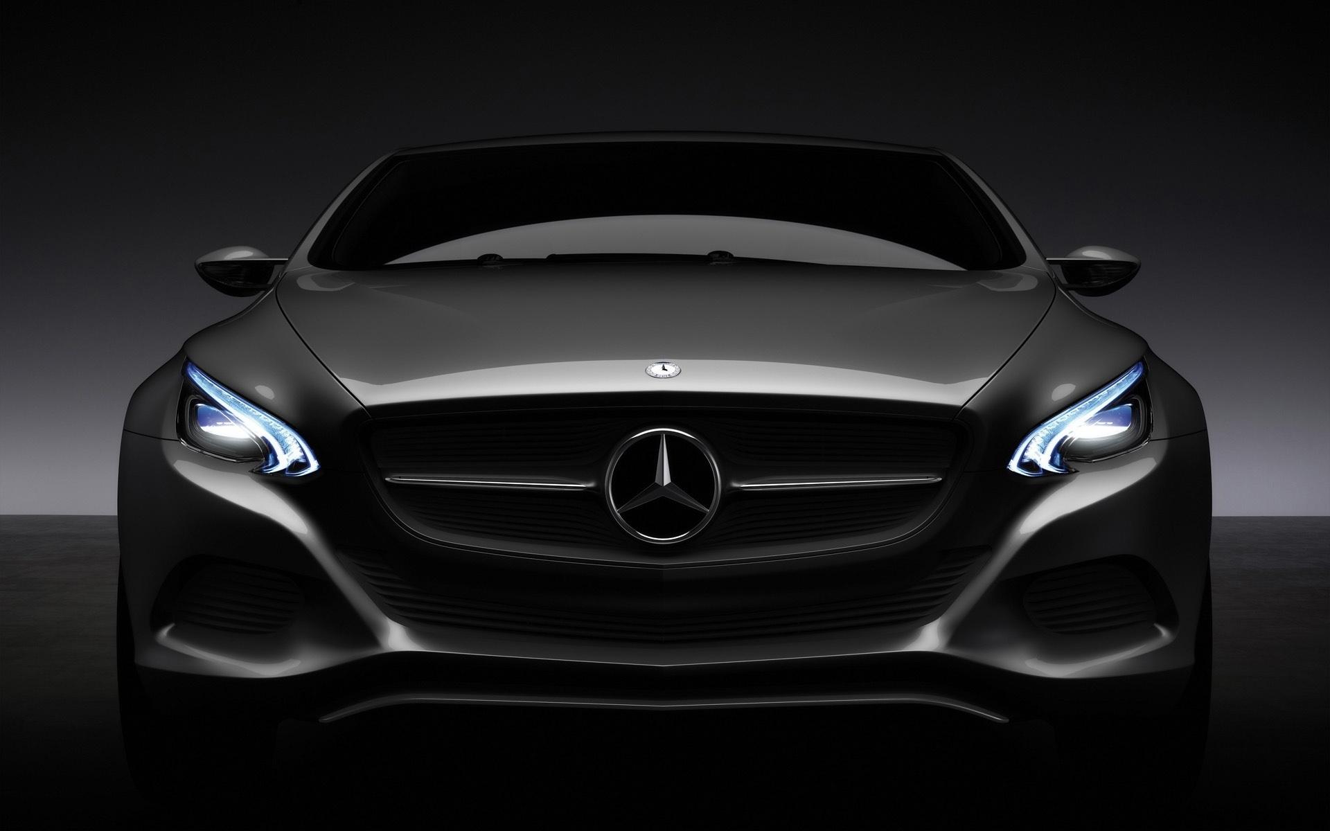 1920x1200 Mercedes Benz F 800 Front Lights HD Wallpaper