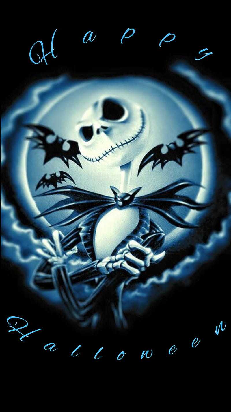 800x1422 4K Jack Skellington Wallpaper