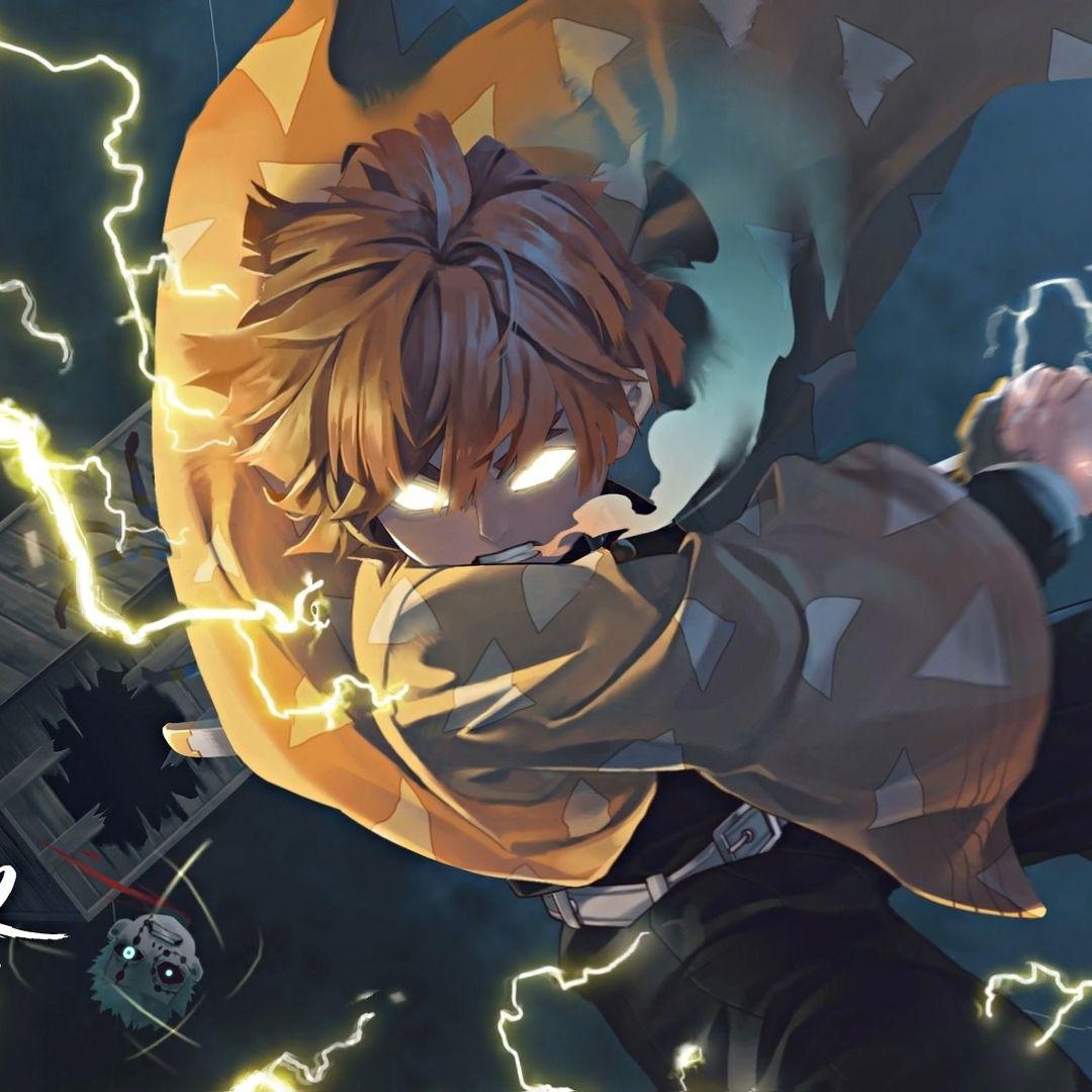 1080x1080 Zenitsu Live Wallpaper