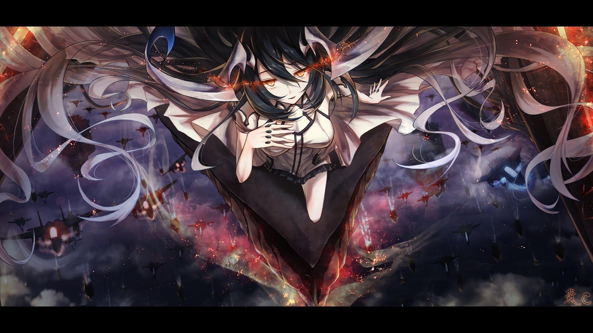 1920x1080 Cute Anime Demon Girl Wallpaper
