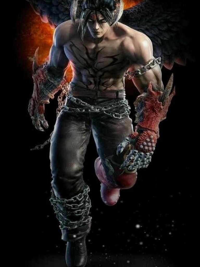 768x1024 Devil Jin HD Phone Wallpaper