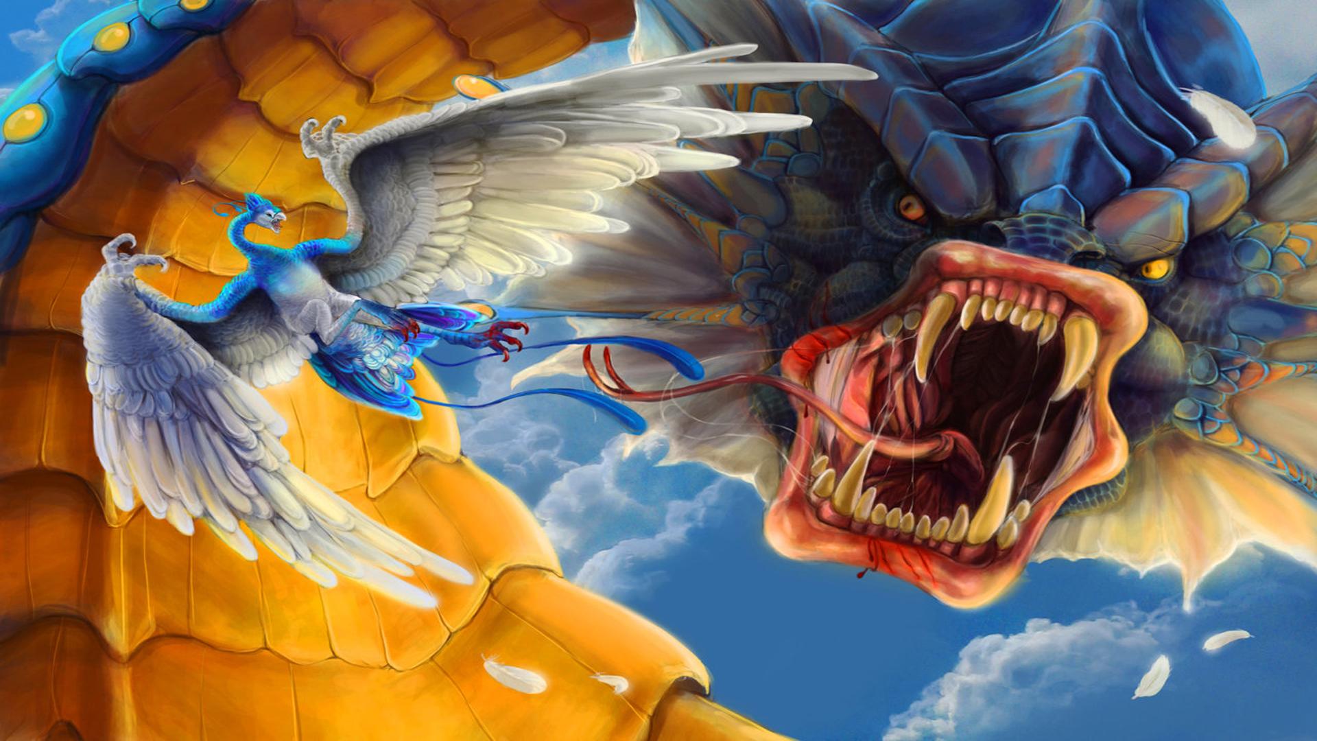 1920x1080 Epic Articuno vs Gyarados HD Wallpaperémon Showdown