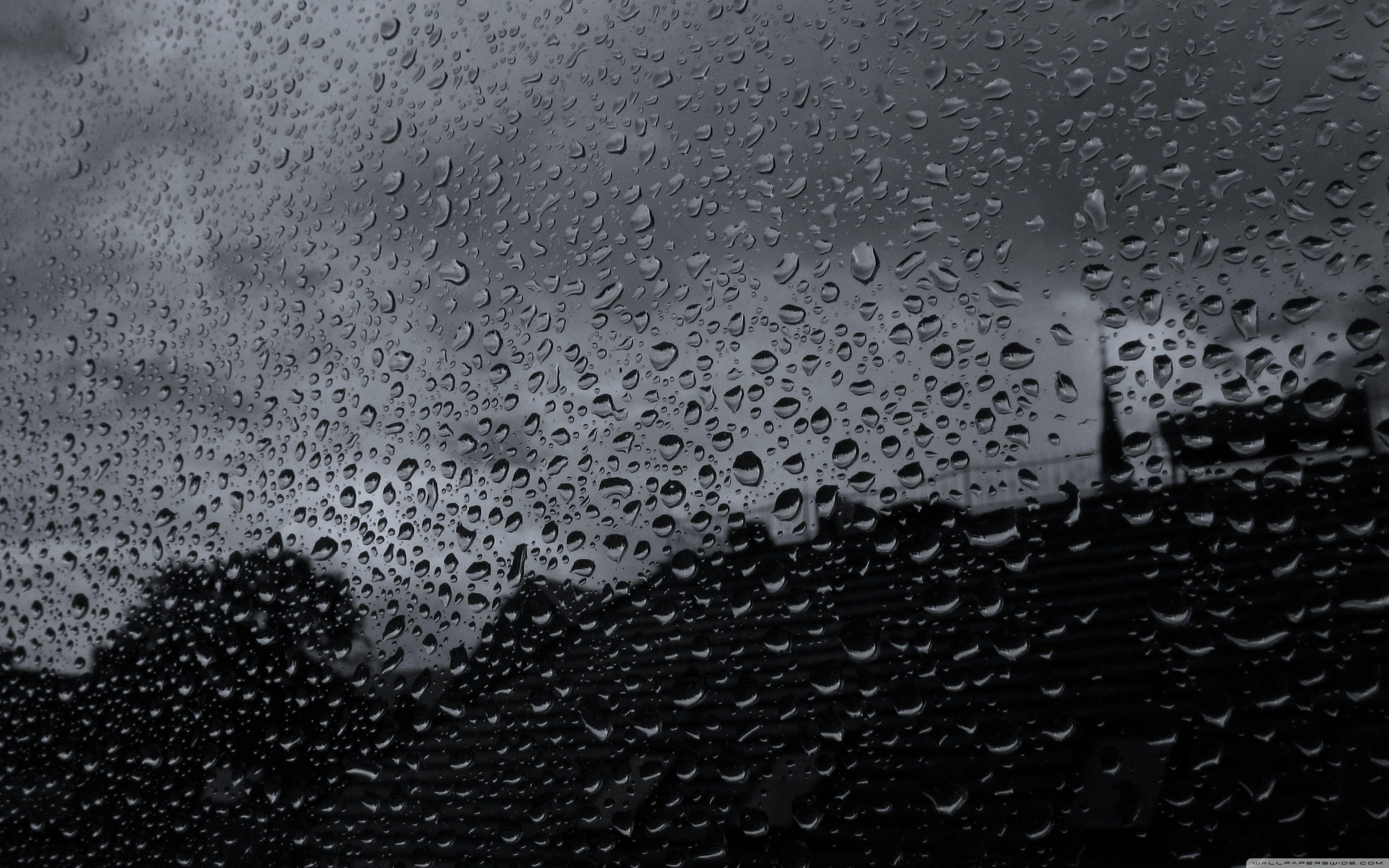3840x2400 4k Dark Rain Wallpaper