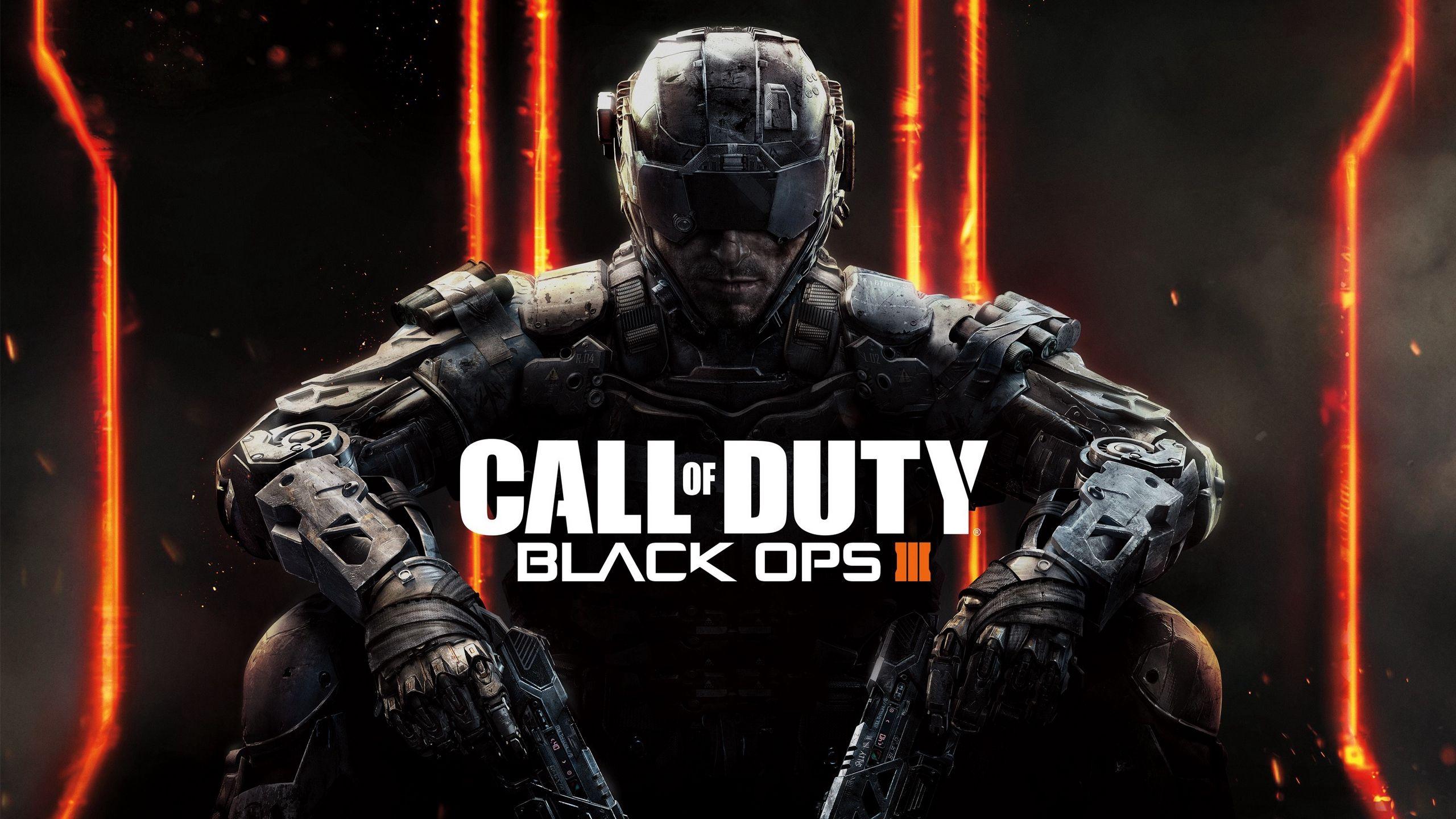 2560x1440 Download wallpaper 2560x1440 call of duty, black ops, black ops iii