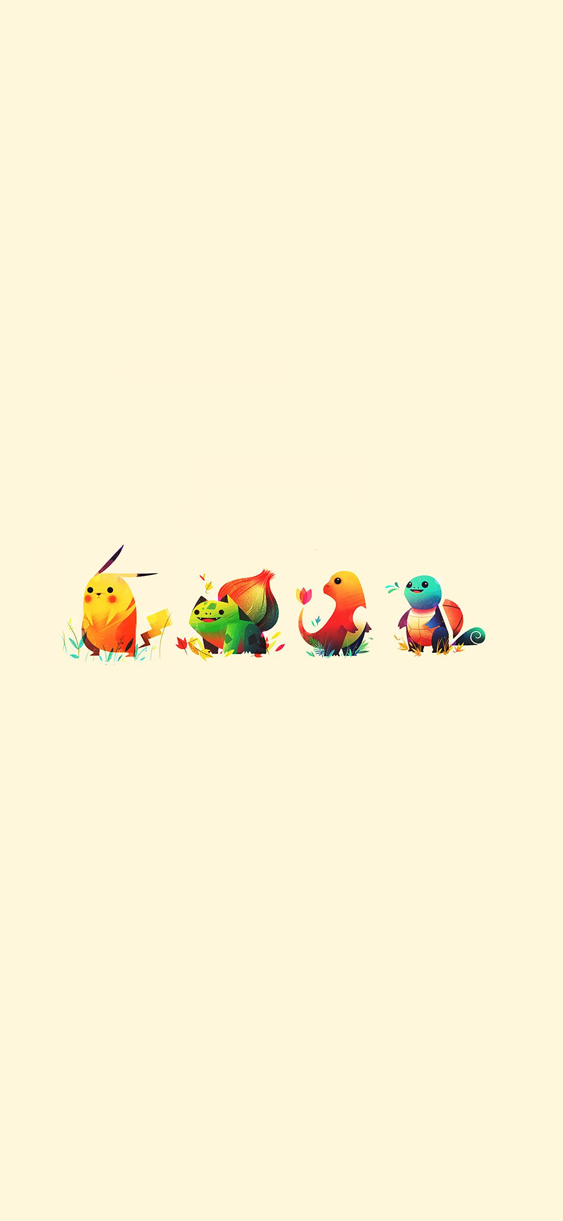 1125x2436 cute pokemon illust