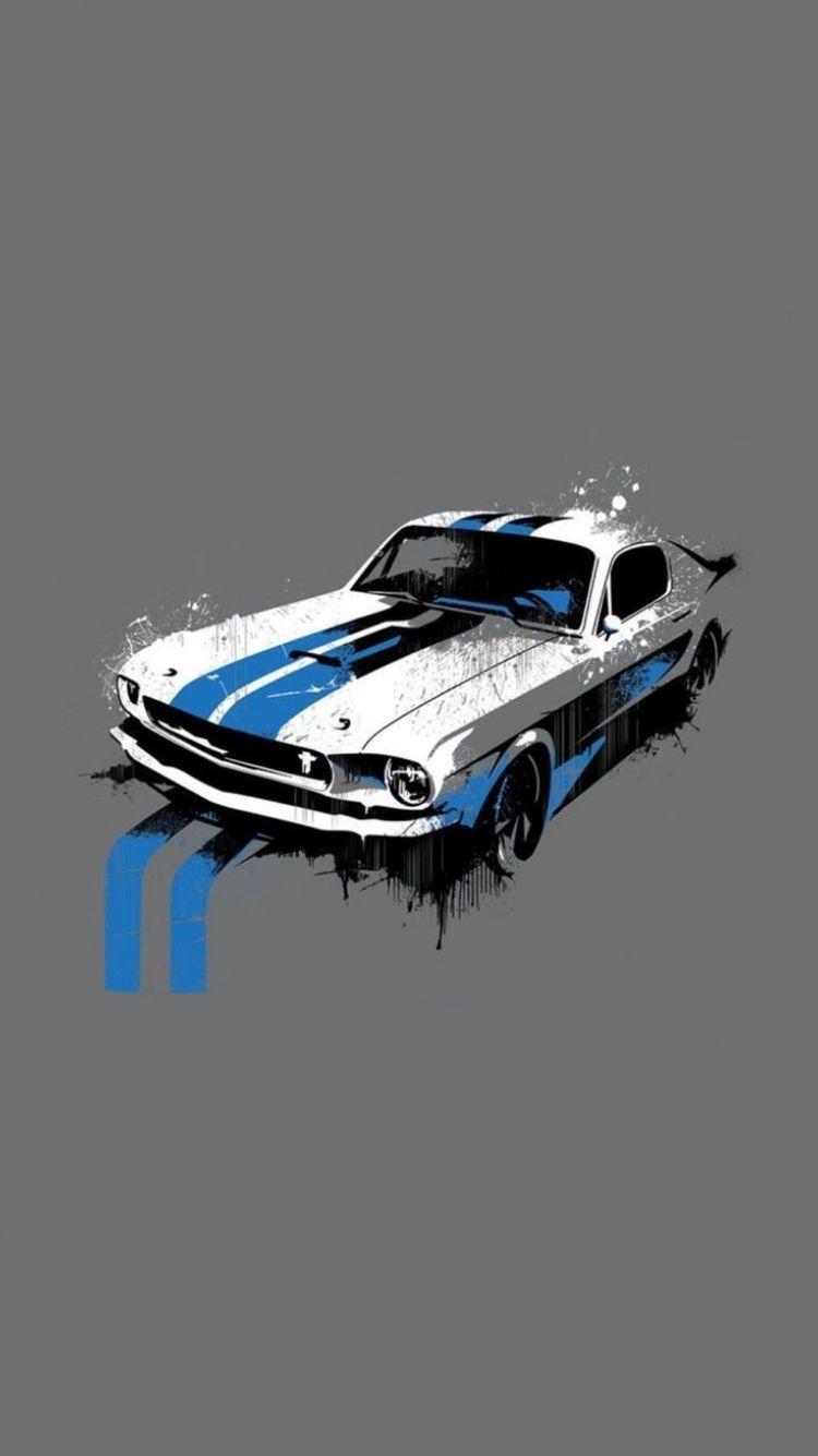 750x1335 Flowers HD Wallpaper For Android Phone. Automotive art, Car illustration, Car art