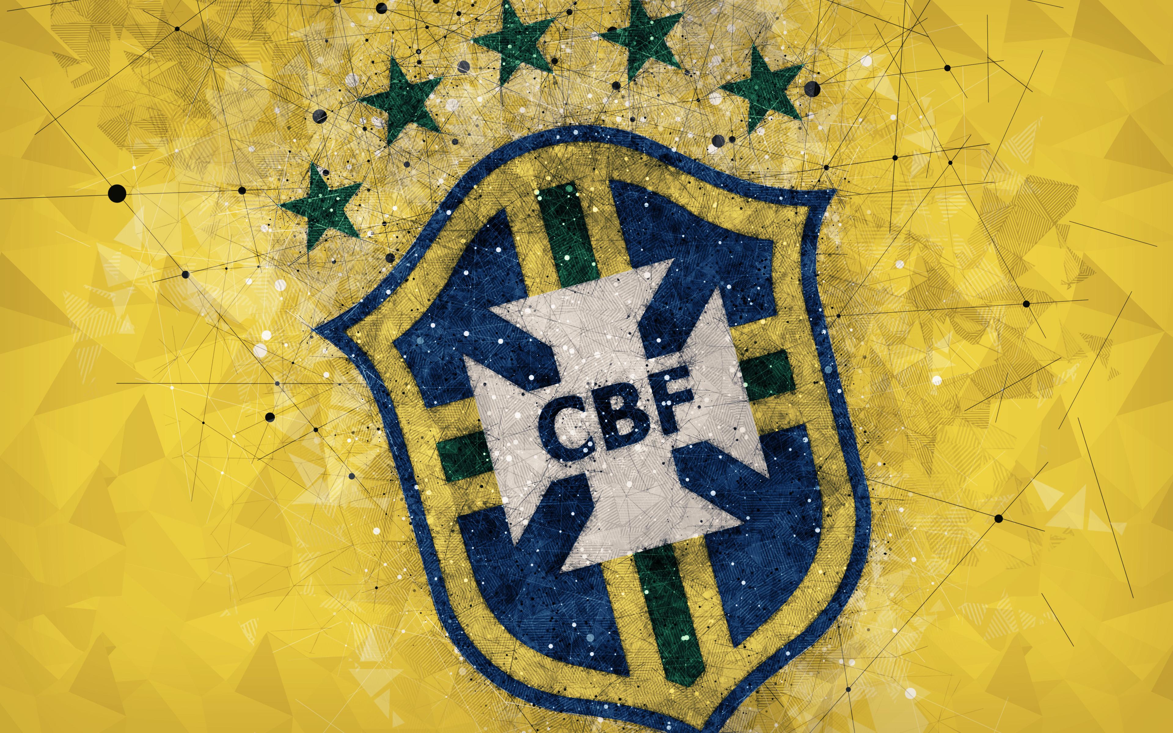 3840x2400 Brazil Soccer Logo