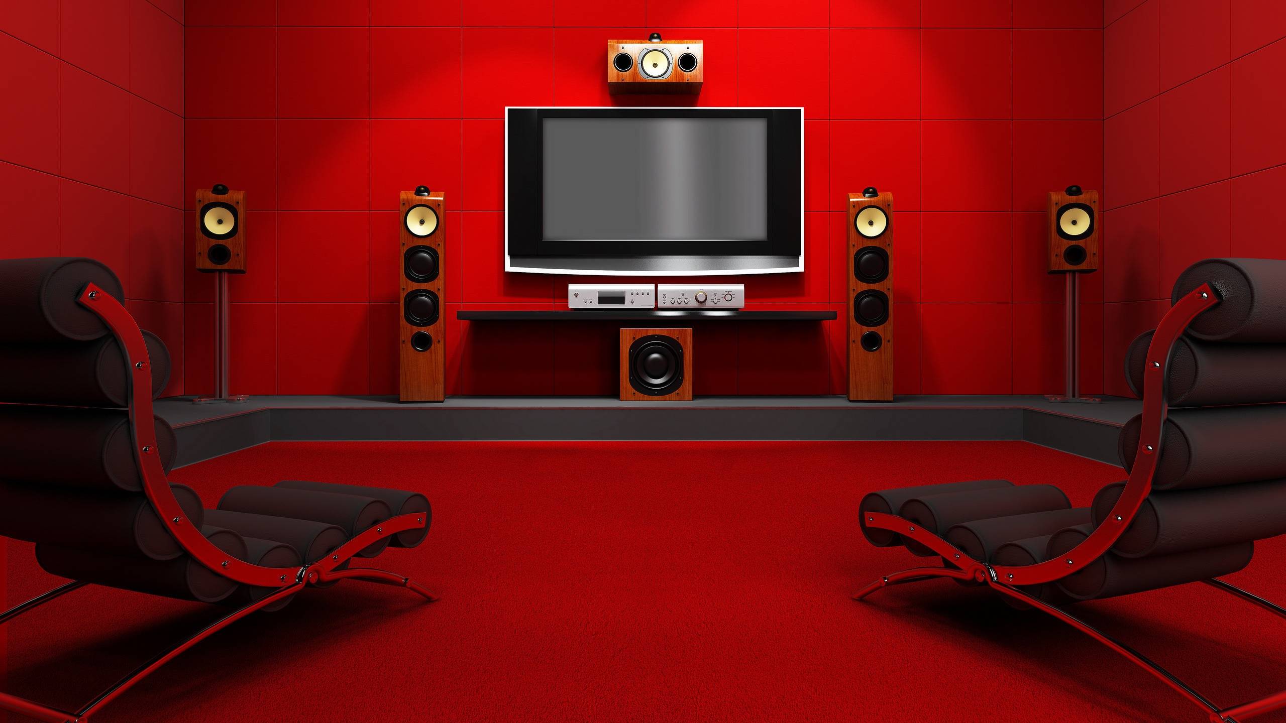 2560x1440 Red Room desktop PC and Mac wallpaper