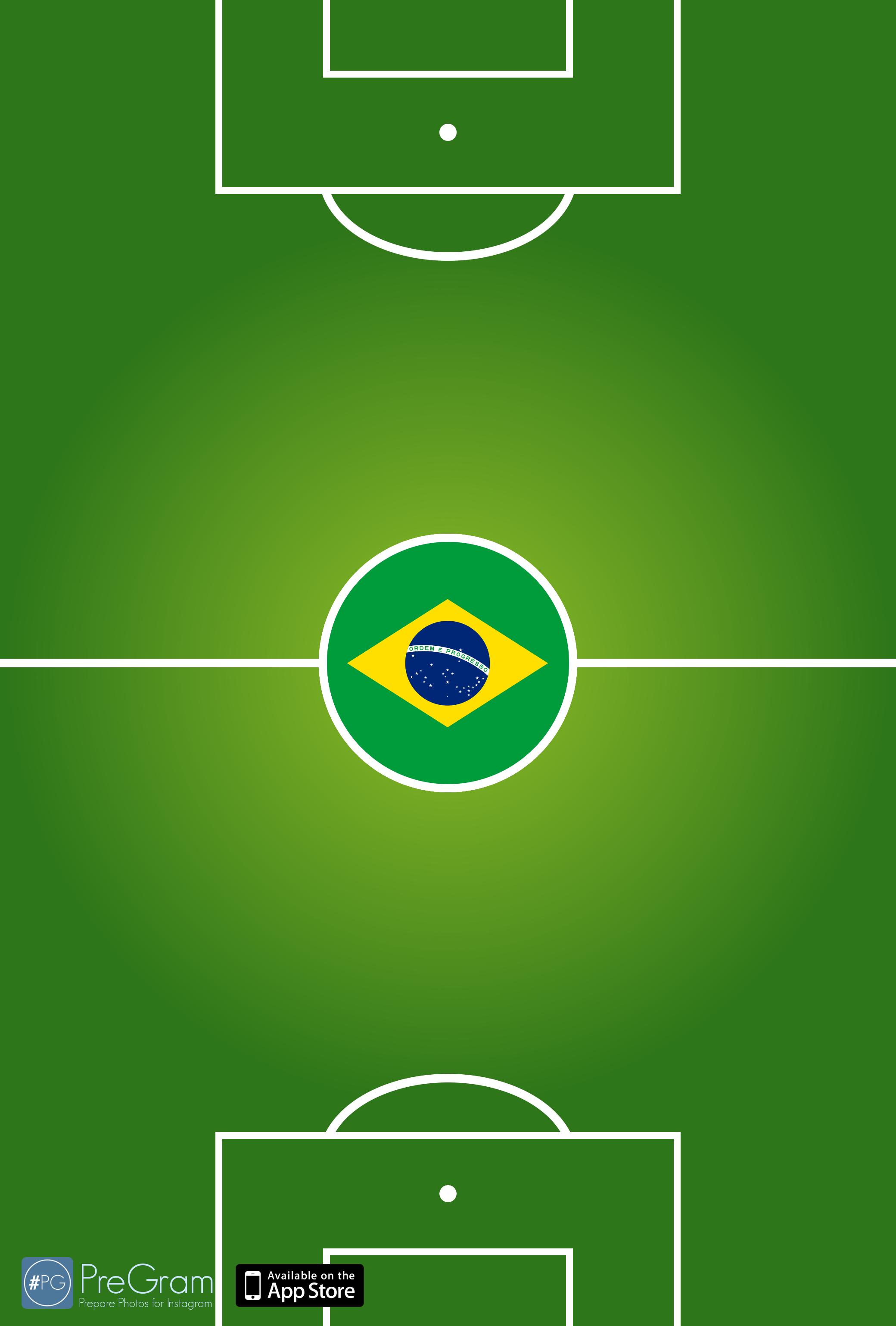2080x3076 View Wallpaper Brazil Soccer Logo Background
