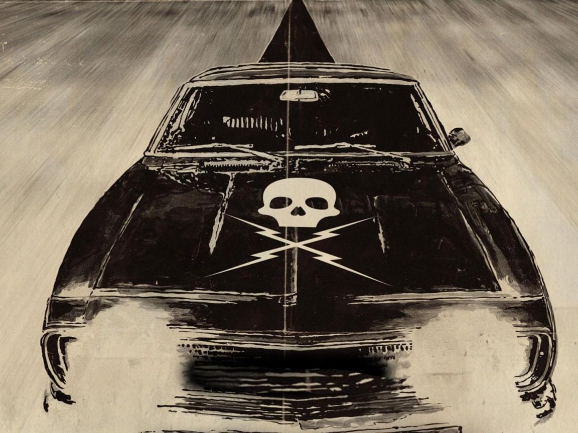 1152x864 Death Proof Muscle Car desktop PC and Mac wallpaper