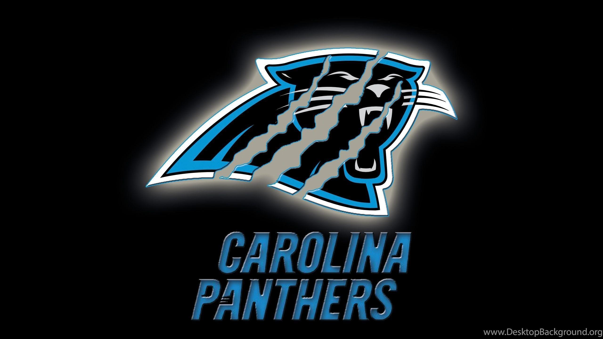 2560x1440 NFL Carolina Panthers Black Logo Team Wallpaper HD. Free Desktop