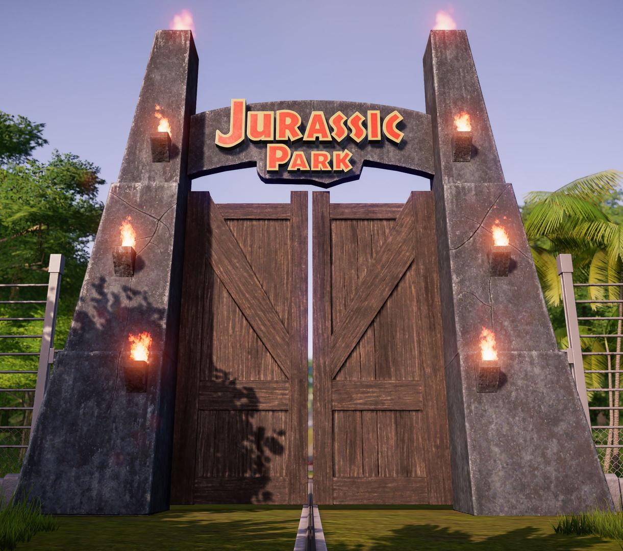 Jurassic Park Gate Wallpapers - Top Free Jurassic Park Gate Backgrounds 