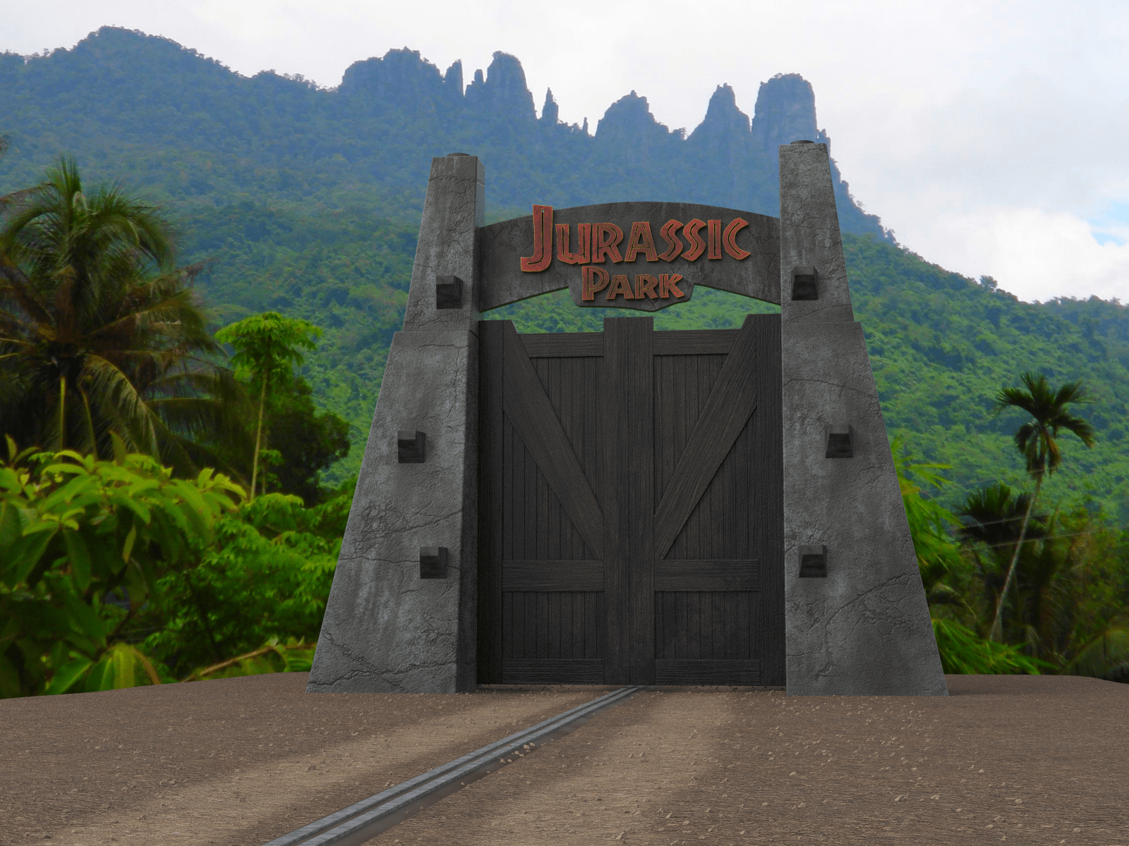 Jurassic Park Gate Wallpapers Top Free Jurassic Park Gate Backgrounds Wallpaperaccess 9199