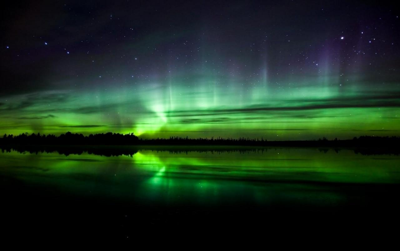 1280x804 Light Green Aurora Borealis wallpaper. Light Green Aurora Borealis