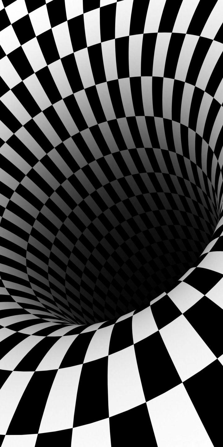 720x1440 Wallpaper. Optical illusion wallpaper, Optical illusions art, Optical illusions