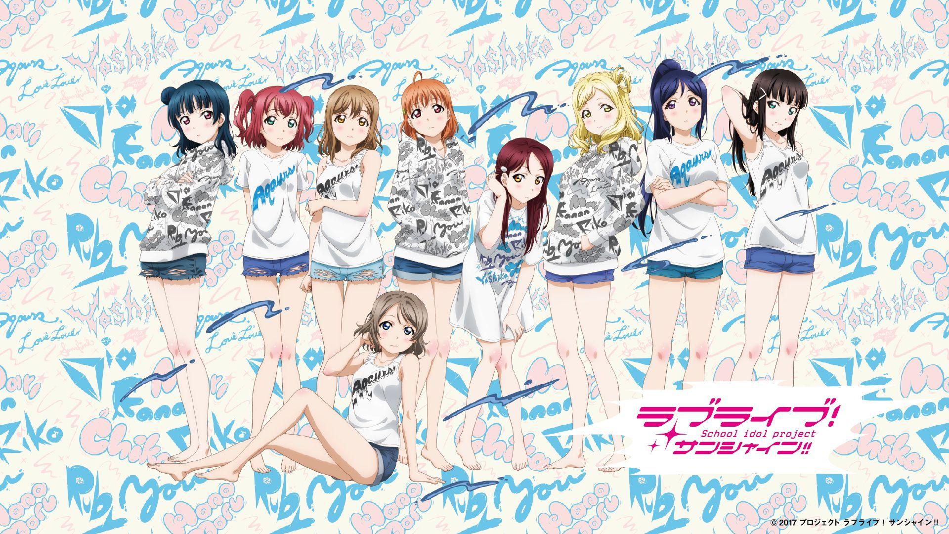 Aqours Wallpapers Top Free Aqours Backgrounds Wallpaperaccess