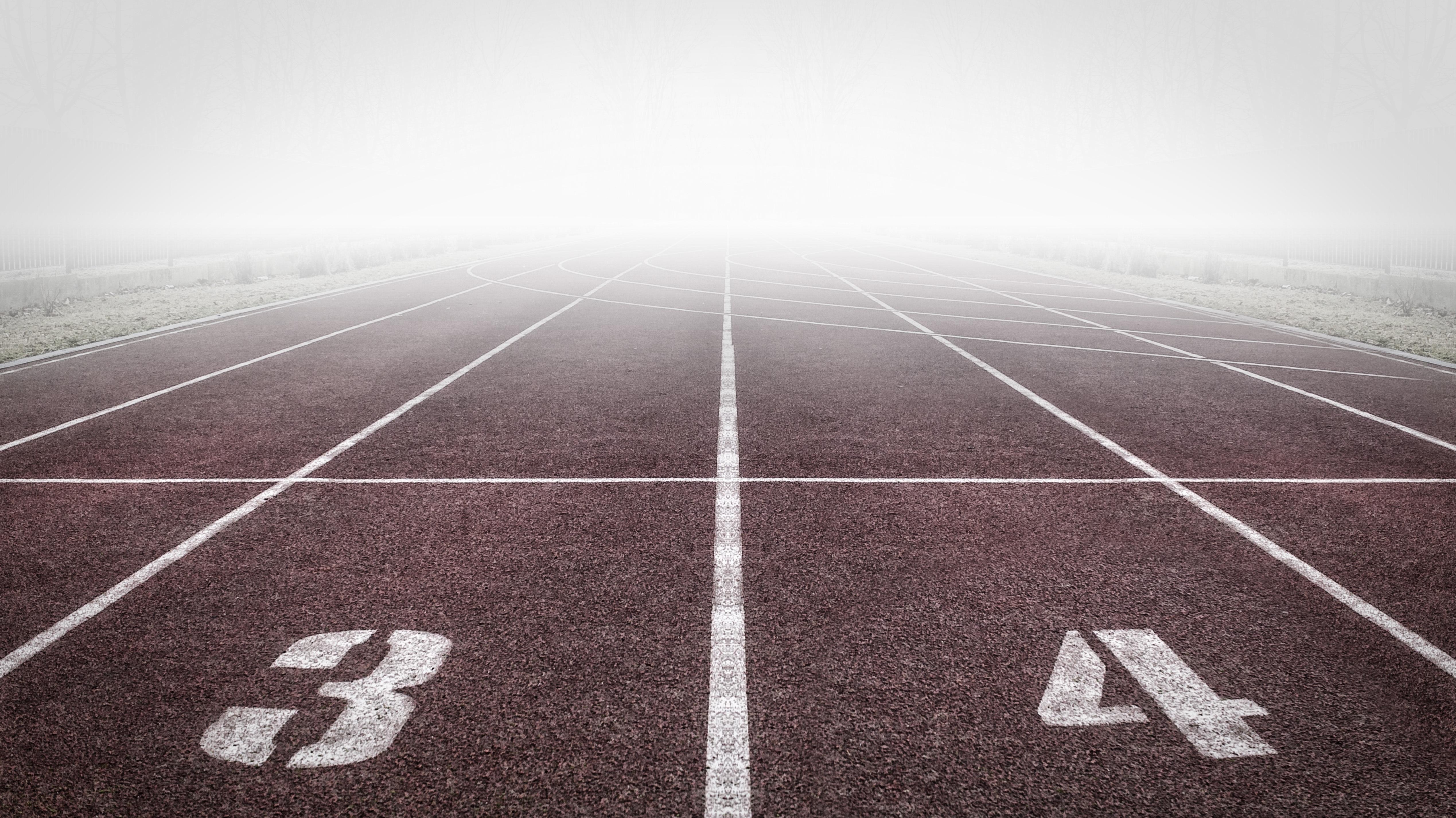 5076x2855 Brown and White Track Field · Free
