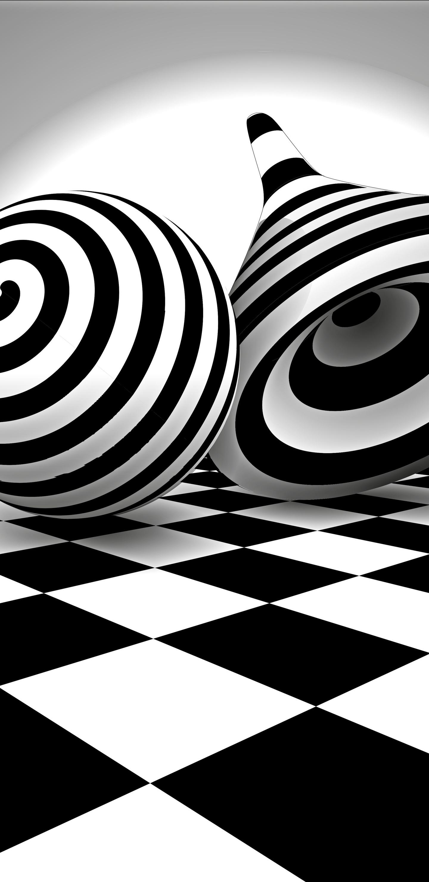 1440x2960 Black White Optical Illusion Samsung Galaxy Note S S SQHD HD 4k Wallpaper, Image, Background, Photo and Picture