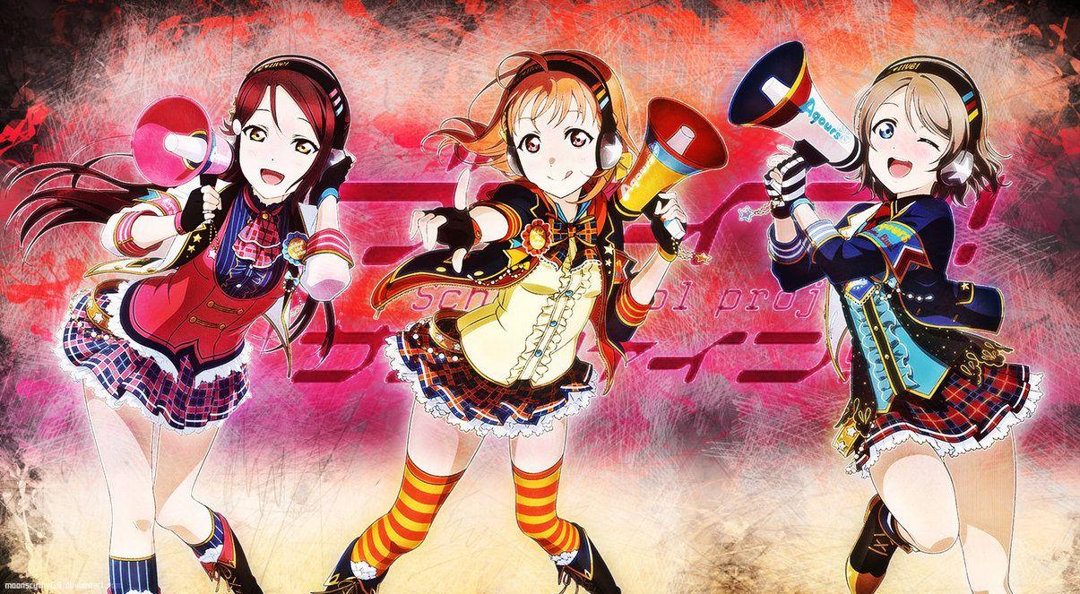 Aqours Wallpapers Top Free Aqours Backgrounds Wallpaperaccess