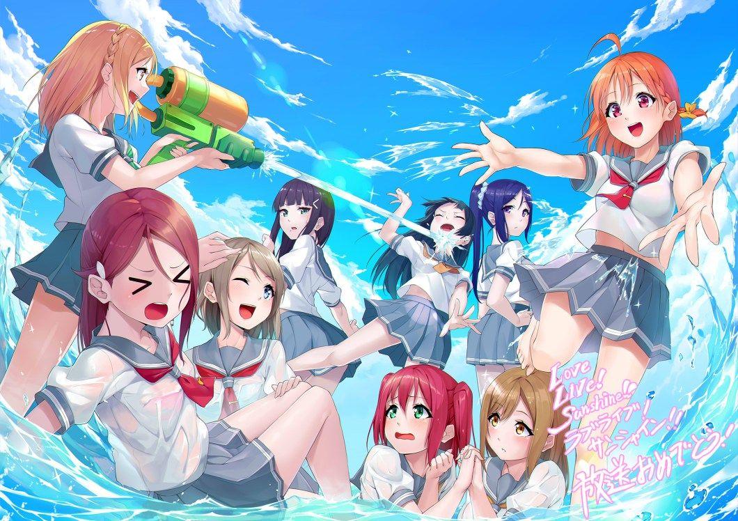 Aqours Wallpapers - Top Free Aqours Backgrounds - WallpaperAccess