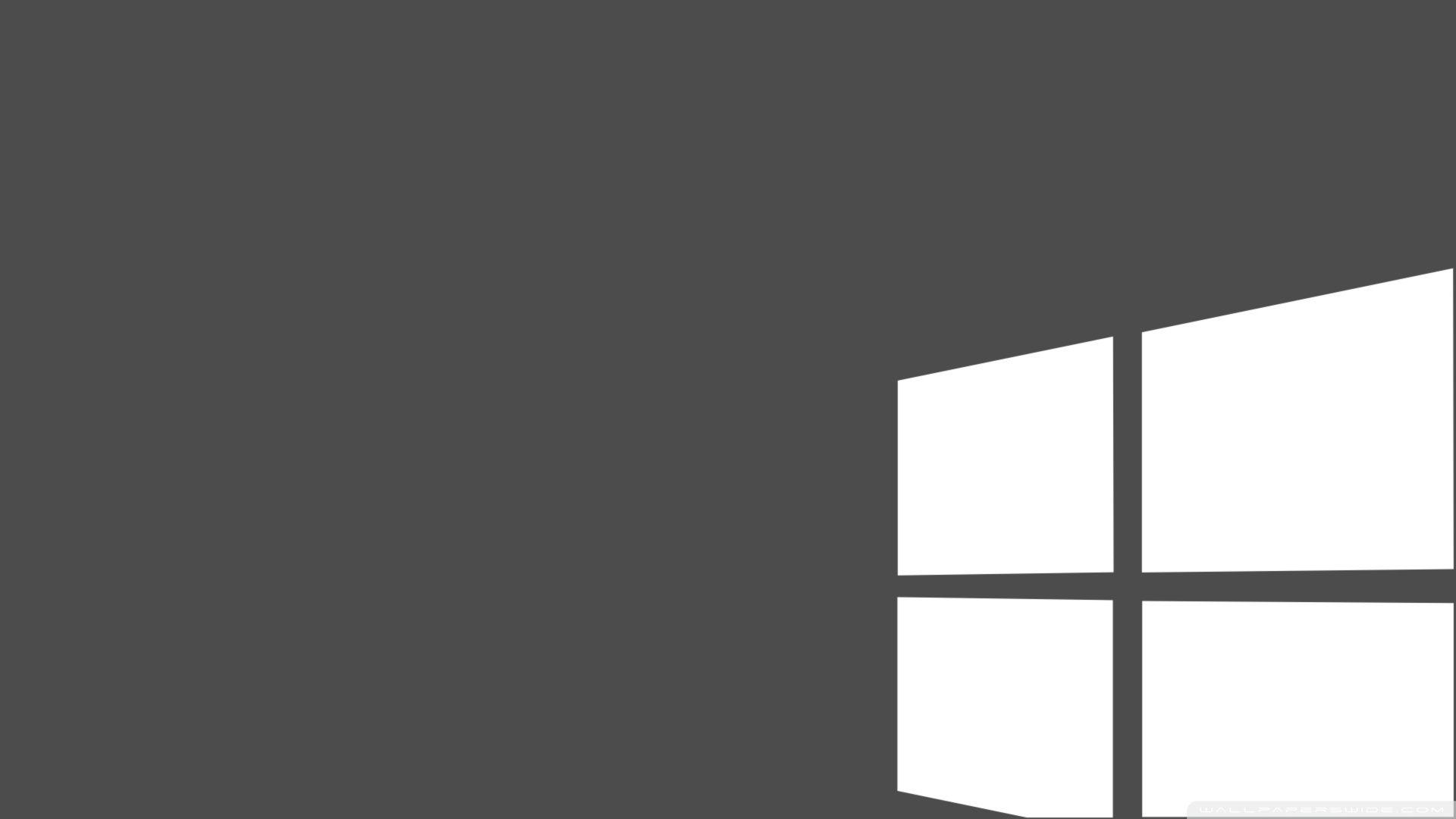 1920x1080 Cờ Windows Xám & Trắng ❤ Hình nền máy tính để bàn 4K HD cho 4K Ultra HD