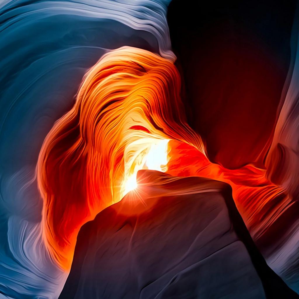 1024x1024 Download wallpaper: Xiaomi Mi Mix 3 stock 1024x1024