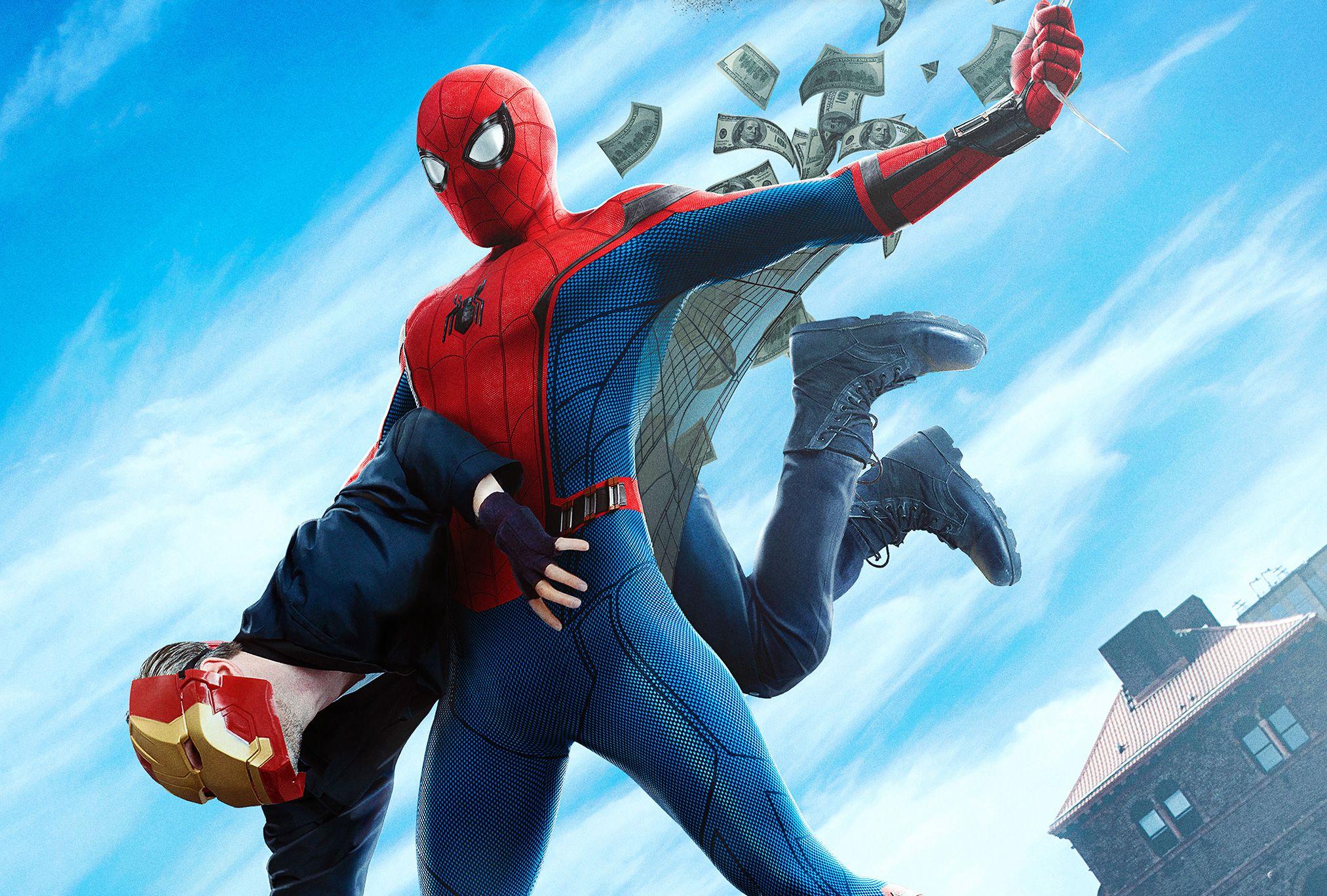 2025x1367 Spiderman Homecoming Final Poster Sony Xperia X, XZ, Z5