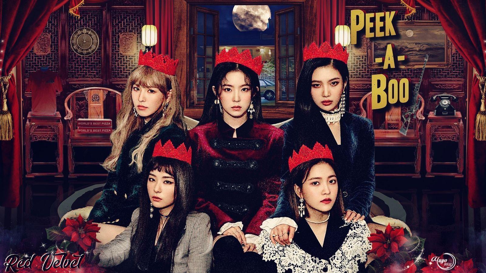 1600x900 Red Velvet Bad Boy Desktop Wallpaper