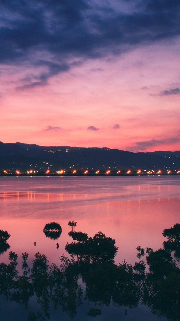 750x1334 City Sunset Wallpaper iPhone