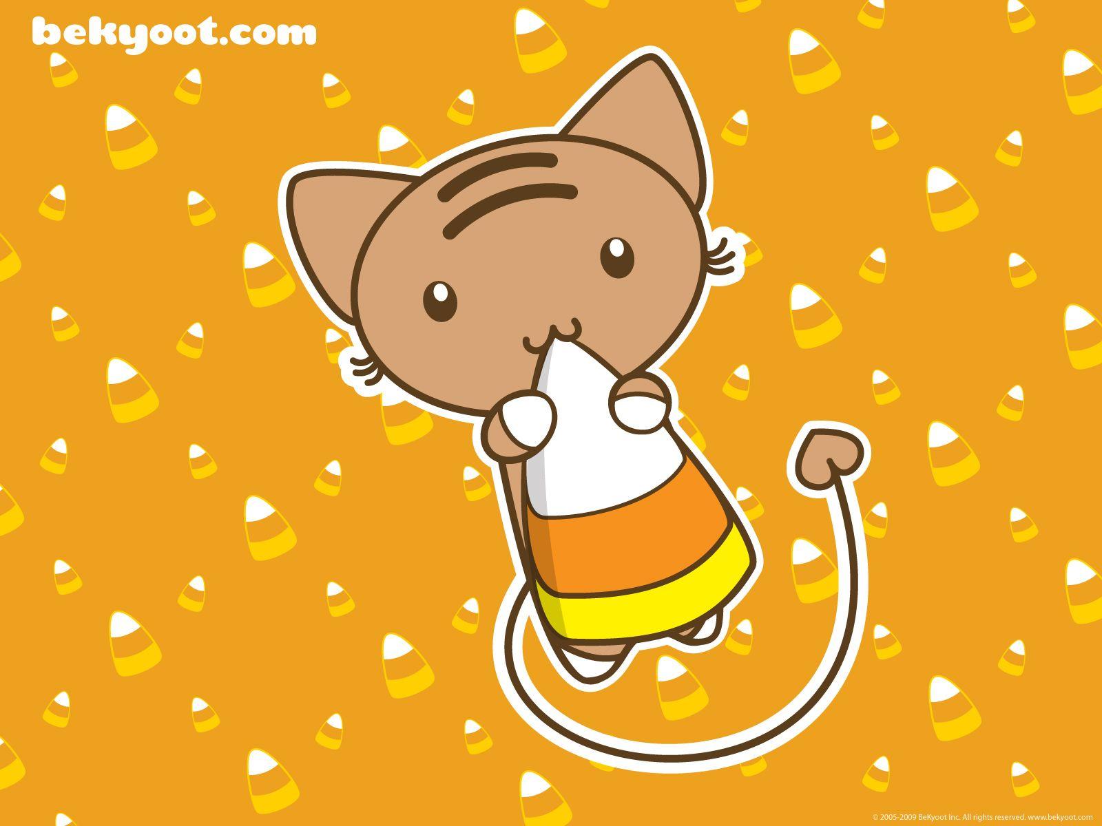 1600x1200 Bocadillo de todo: Wallpaper Halloween Kawaii!