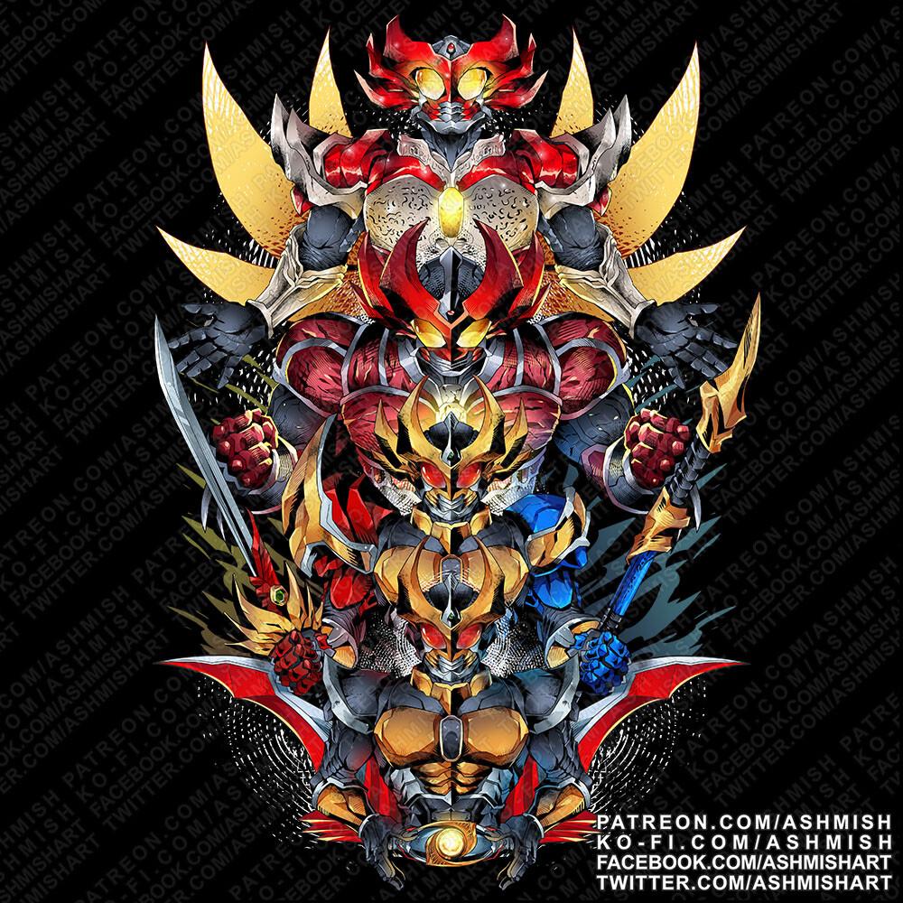 1000x1000 Kamen Rider Agito Evolution, Zhan Ashmish