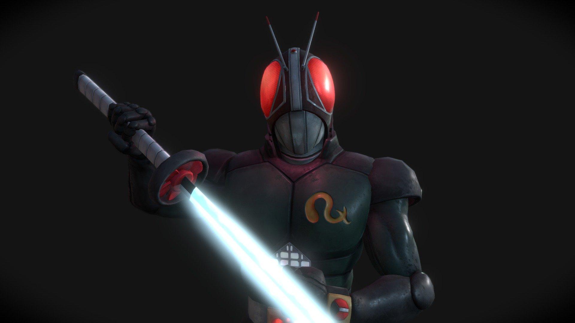 1920x1080 Kamen Rider Black RX model by menglow [8968bf9]