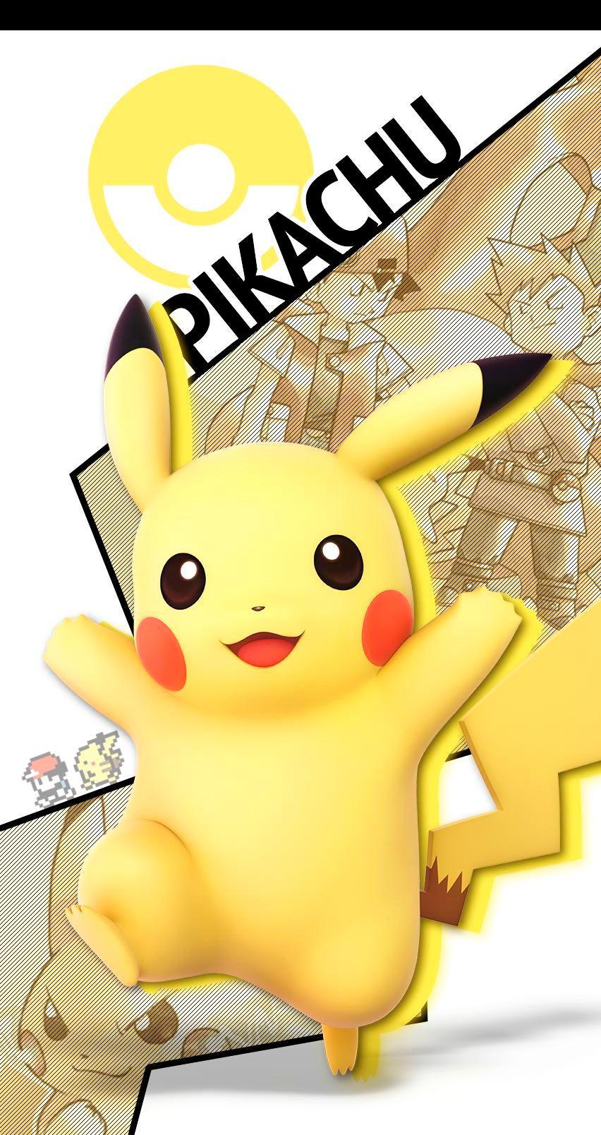 852x1608 Some mobile wallpaper of Pikachu