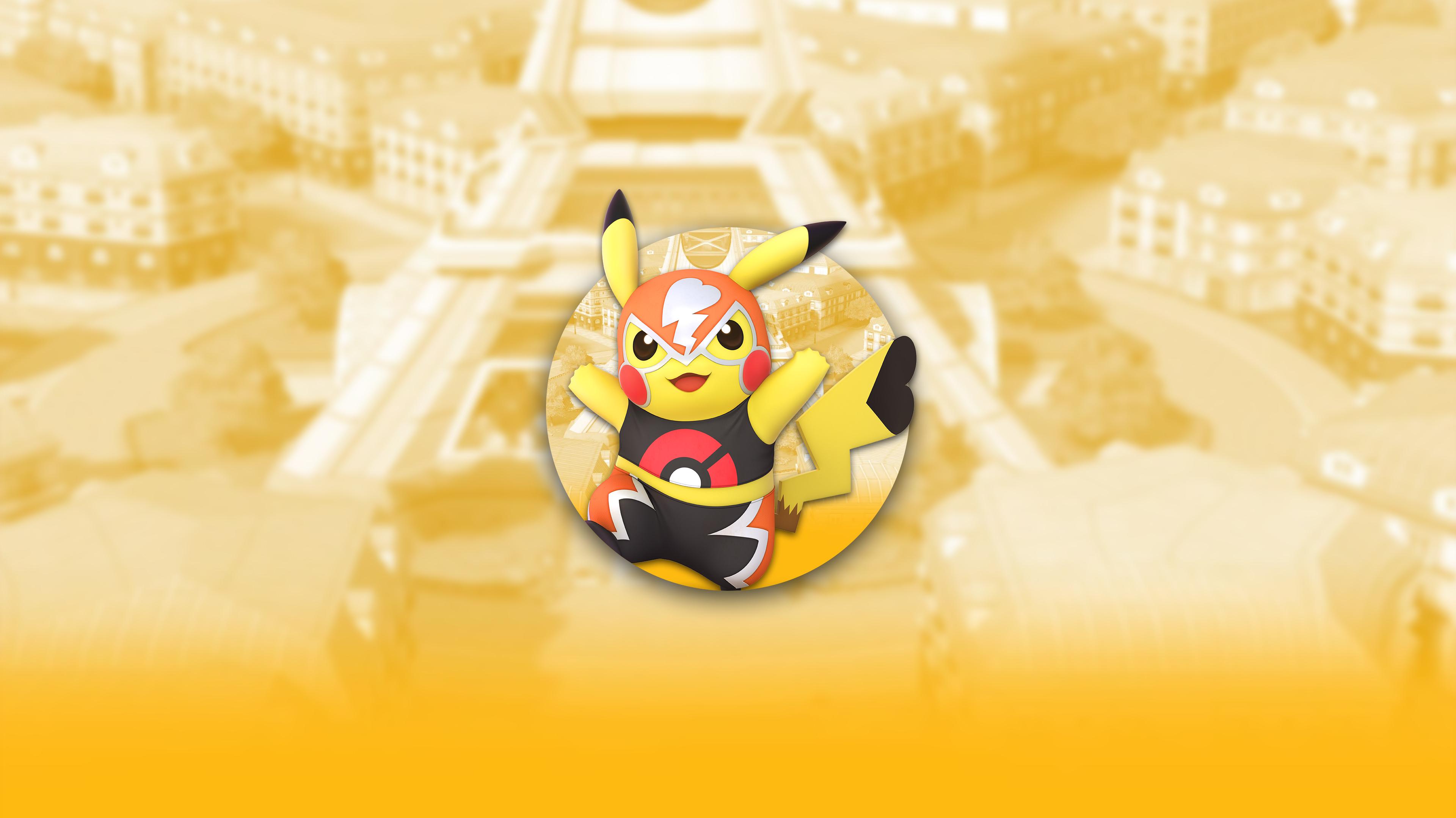 3840x2160 Super Smash Bros Ultimate Pikachu Libre UHD 4K Wallpaper