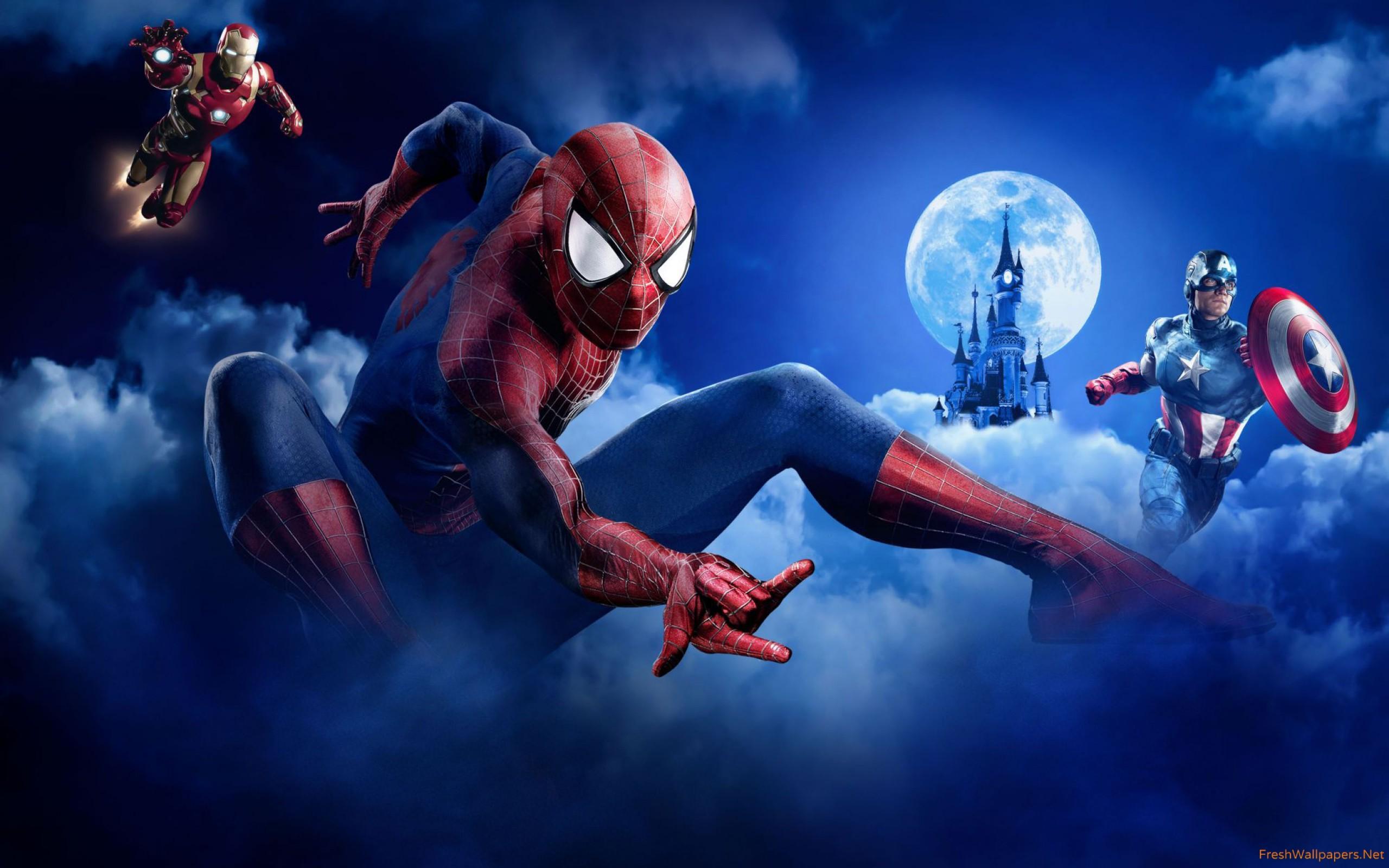 2560x1600 Christmas Spider Man Wallpaper